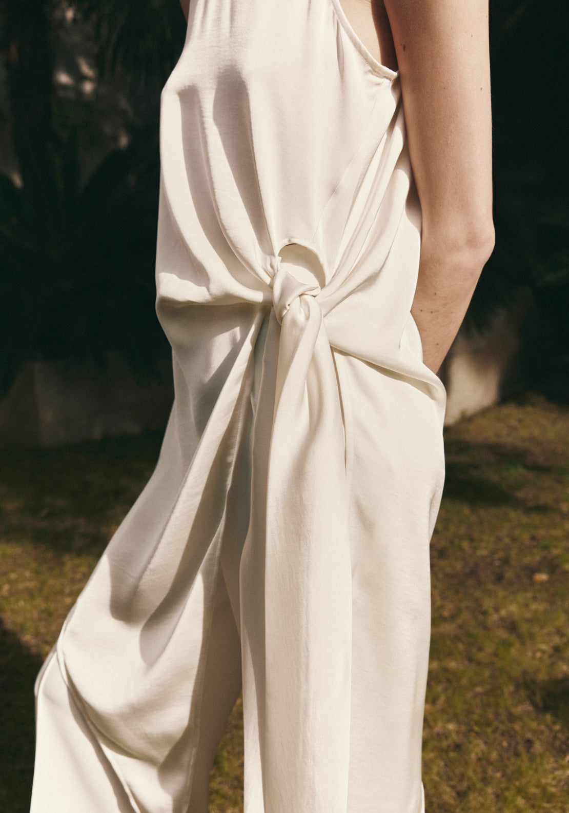 Long Asymmetric Hem Top - White
