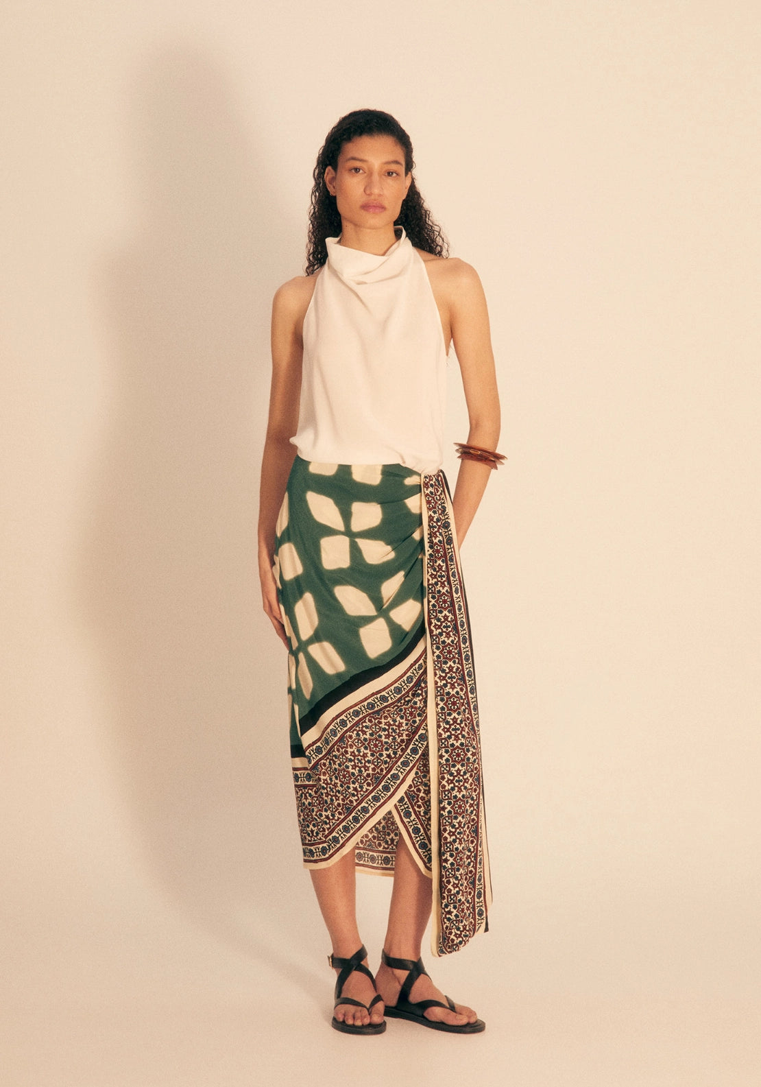 Halterneck Top - Cream