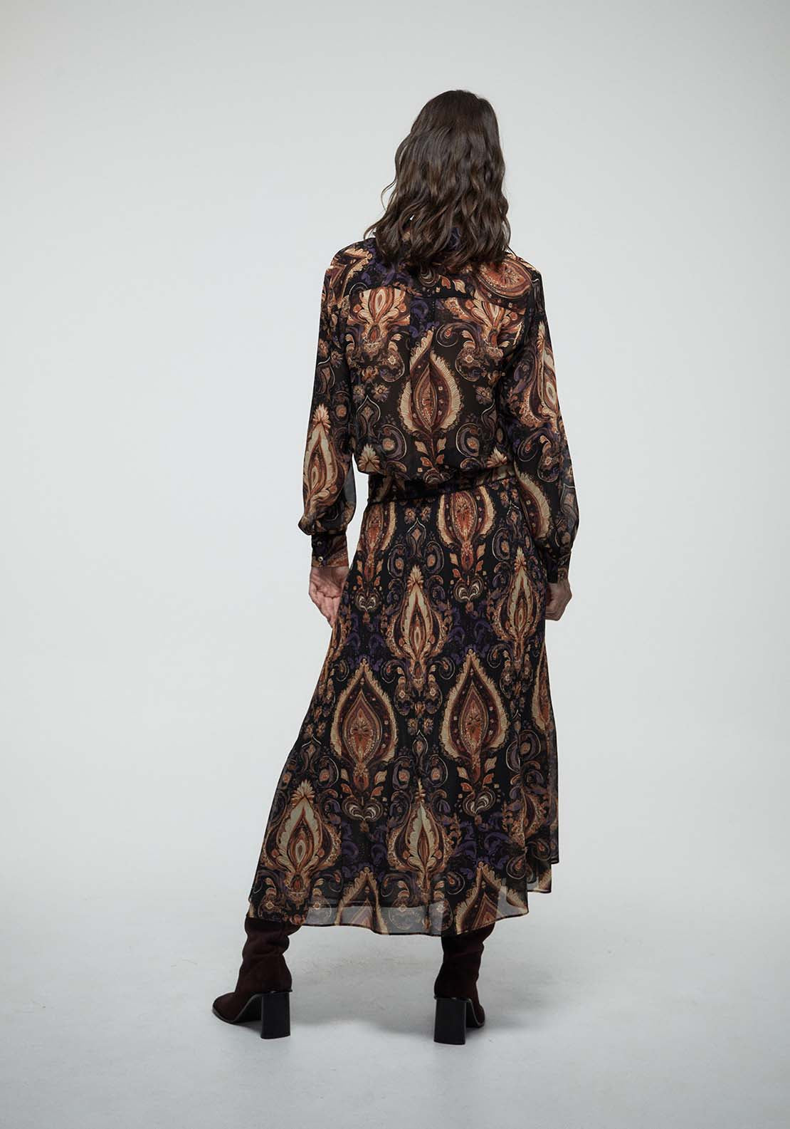 Paisley Shirt - Black