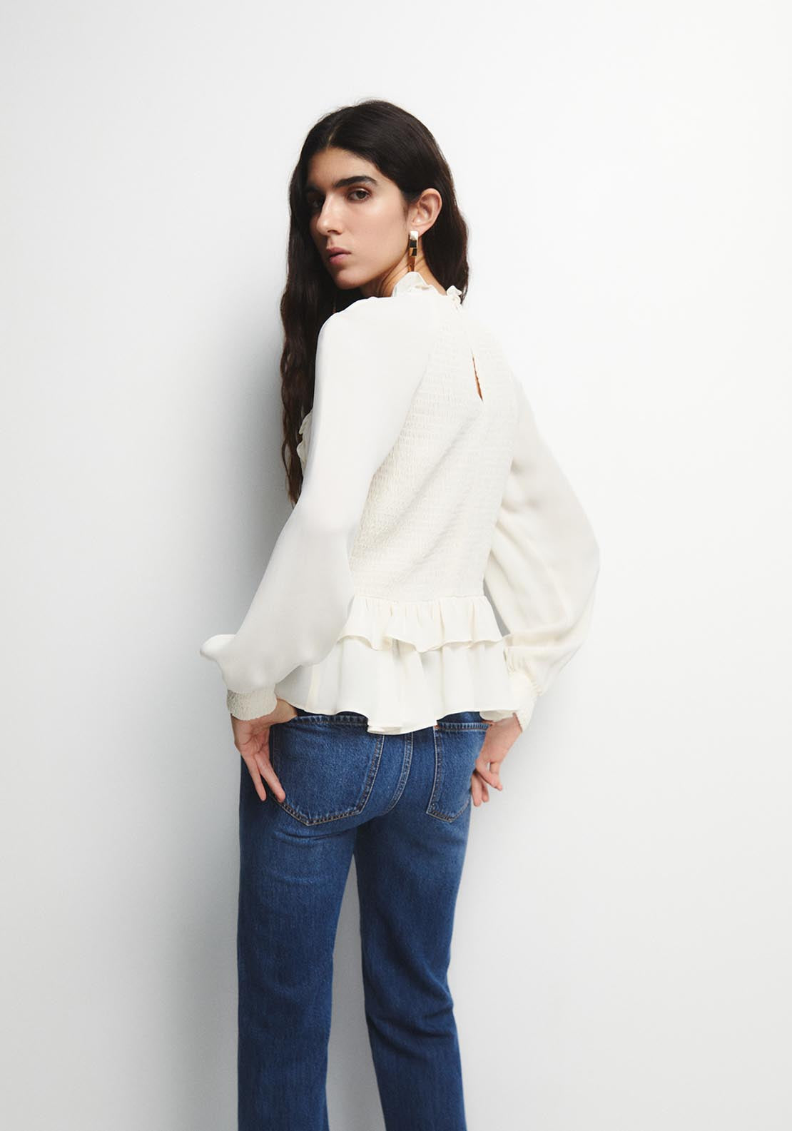 Loose Fit Top - Cream