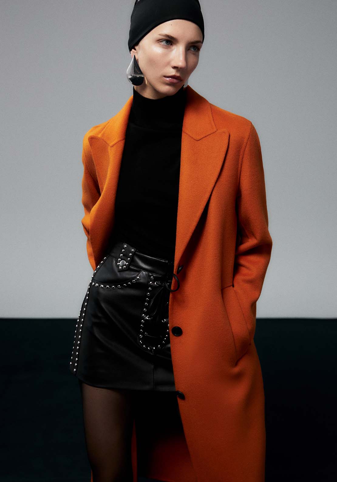 Sfera Handmade Coat - Orange 5 Shaws Department Stores