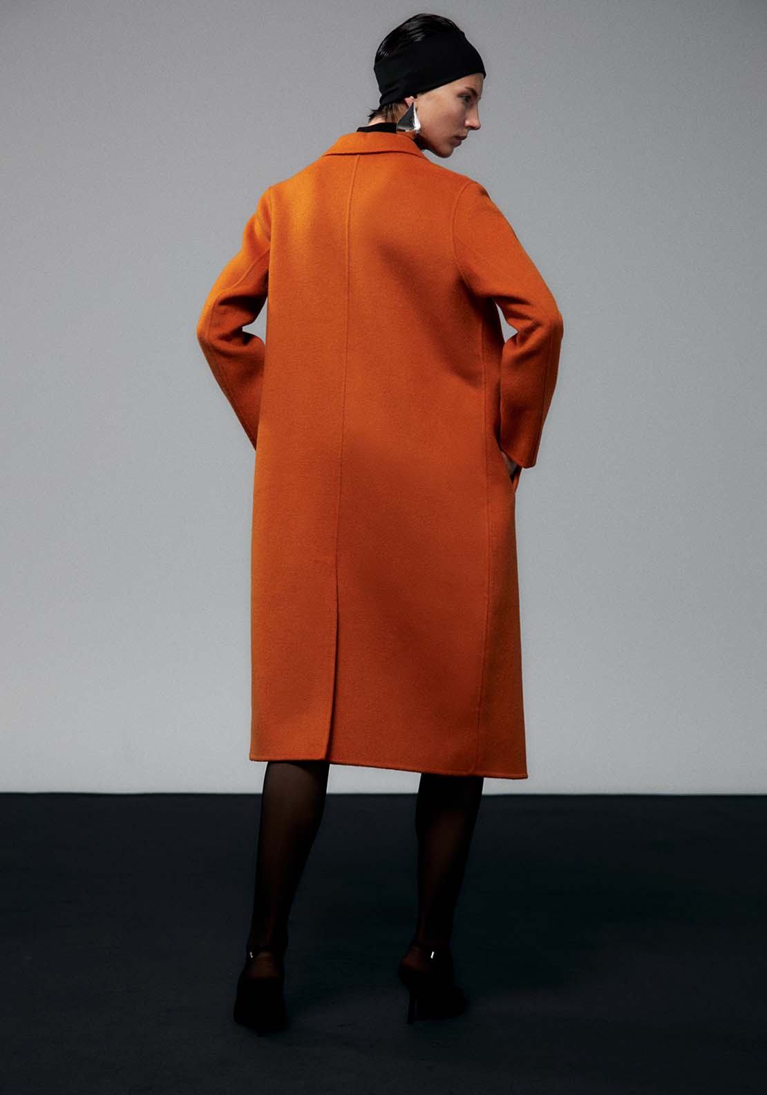 Sfera Handmade Coat - Orange 3 Shaws Department Stores