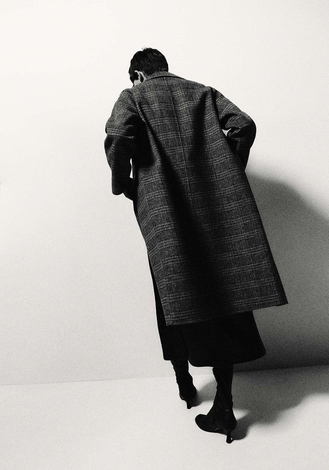 Handmade Coat - Checked Brown