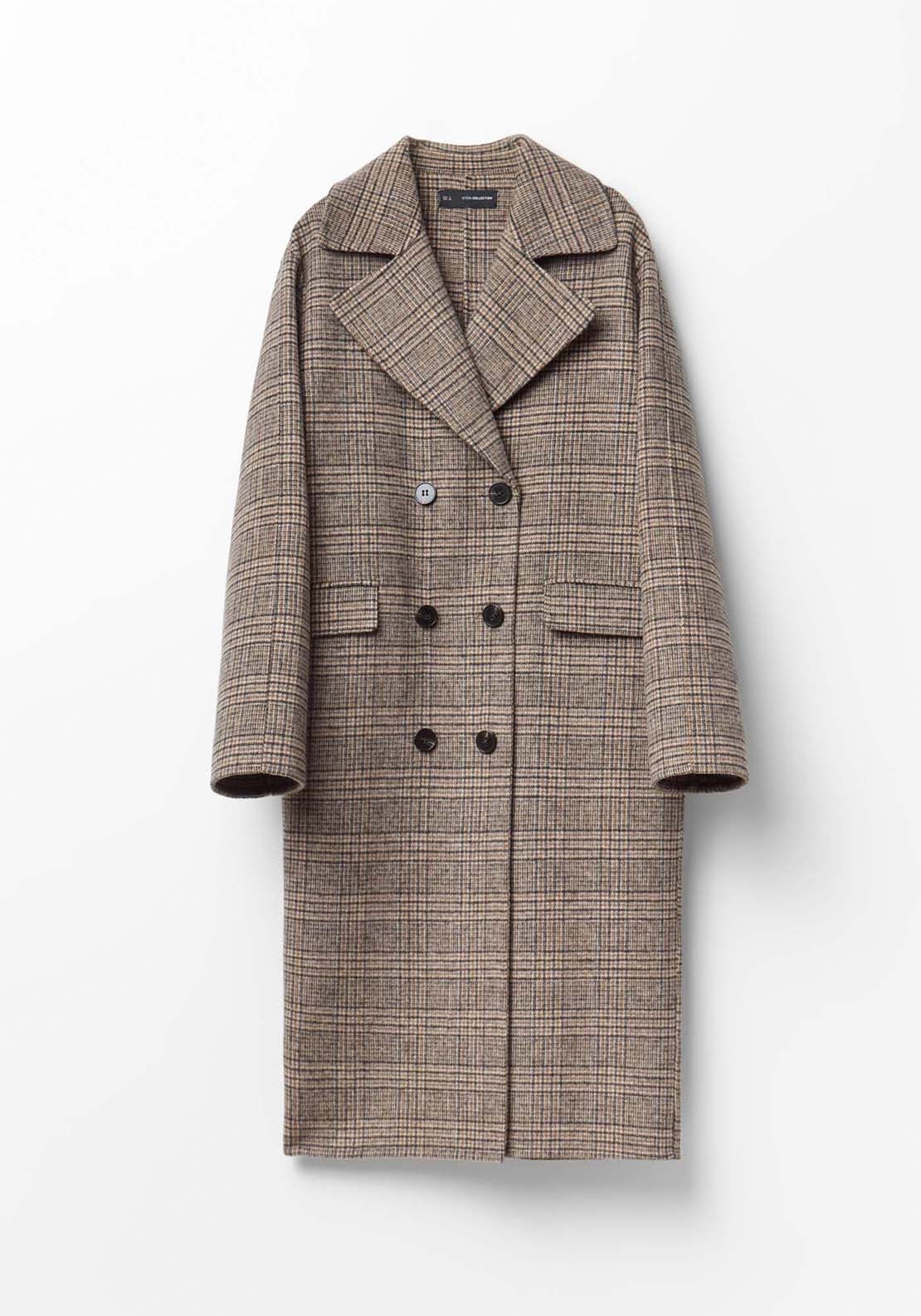 Handmade Coat - Checked Brown