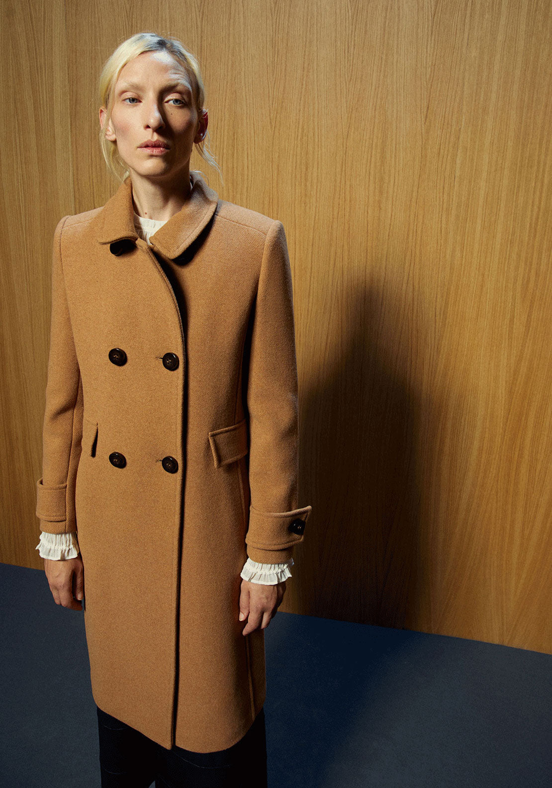 Wool Coat - Beige