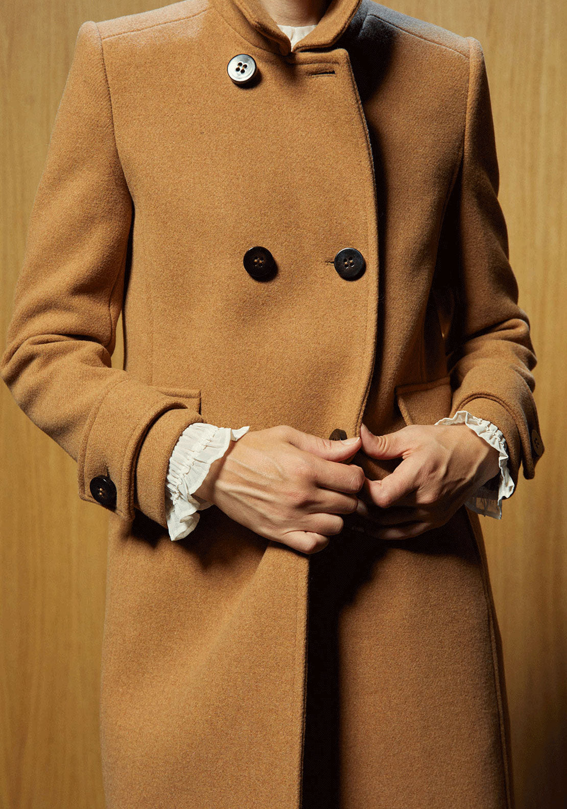 Wool Coat - Beige