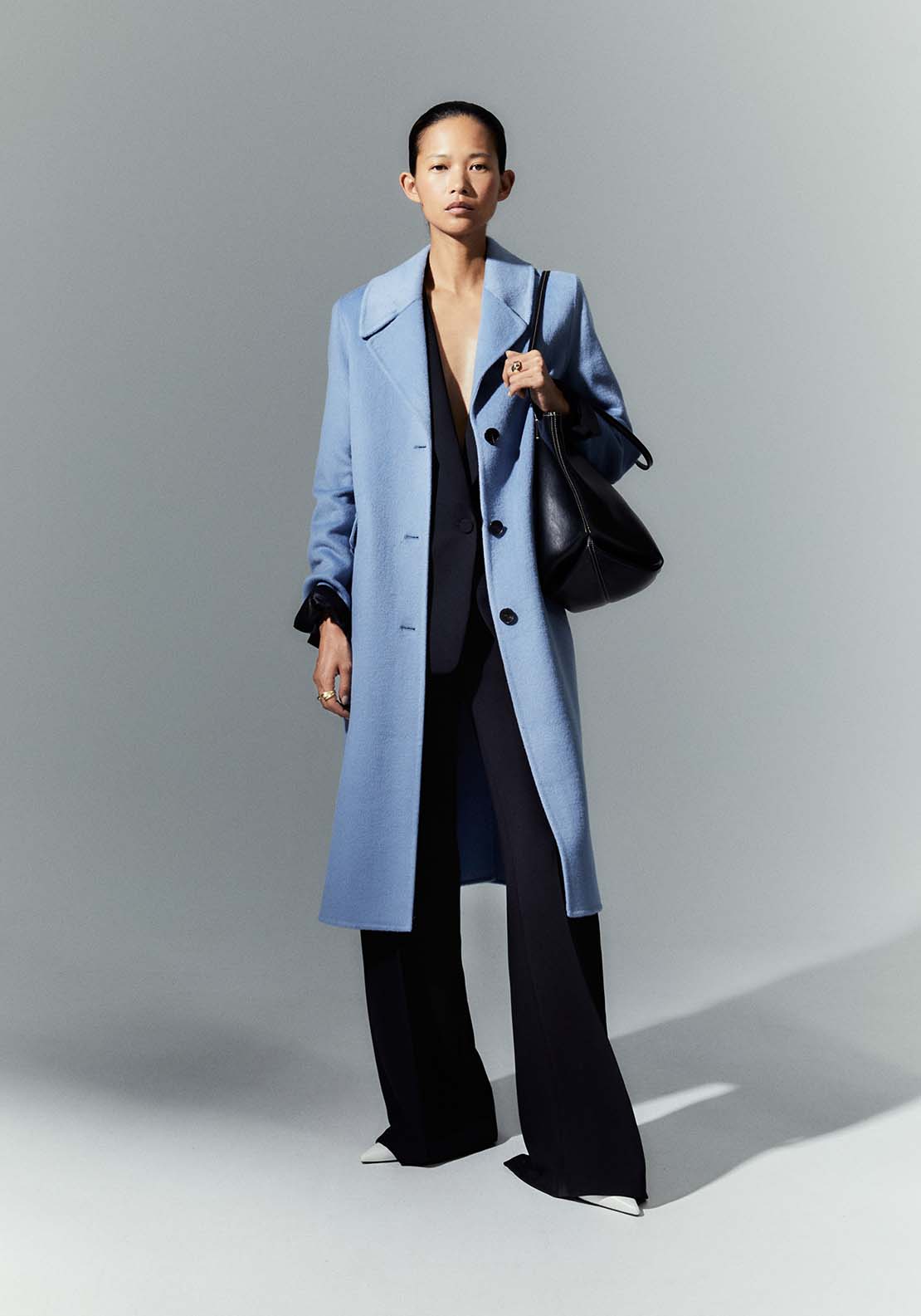 Colourful Handmade Coat - Blue