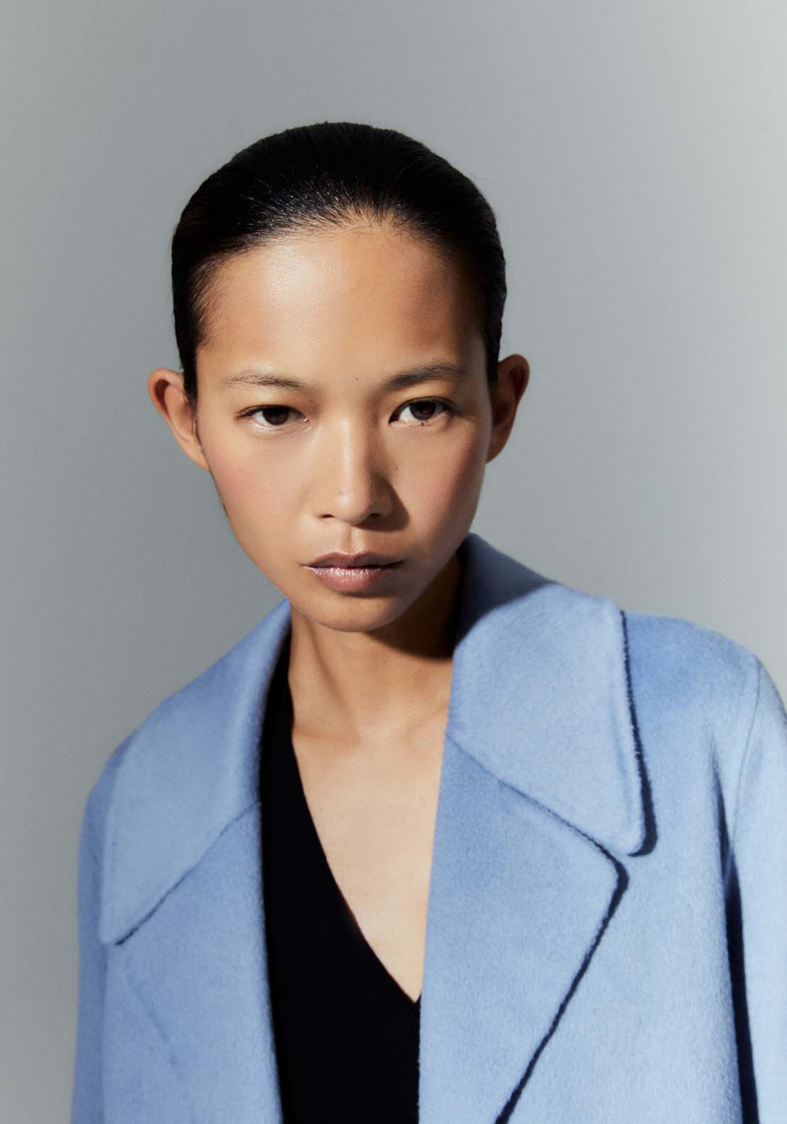 Colourful Handmade Coat - Blue