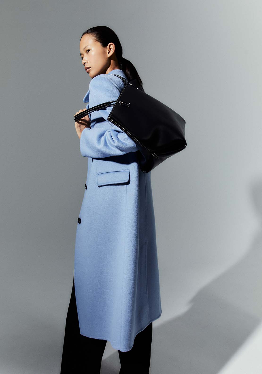 Colourful Handmade Coat - Blue
