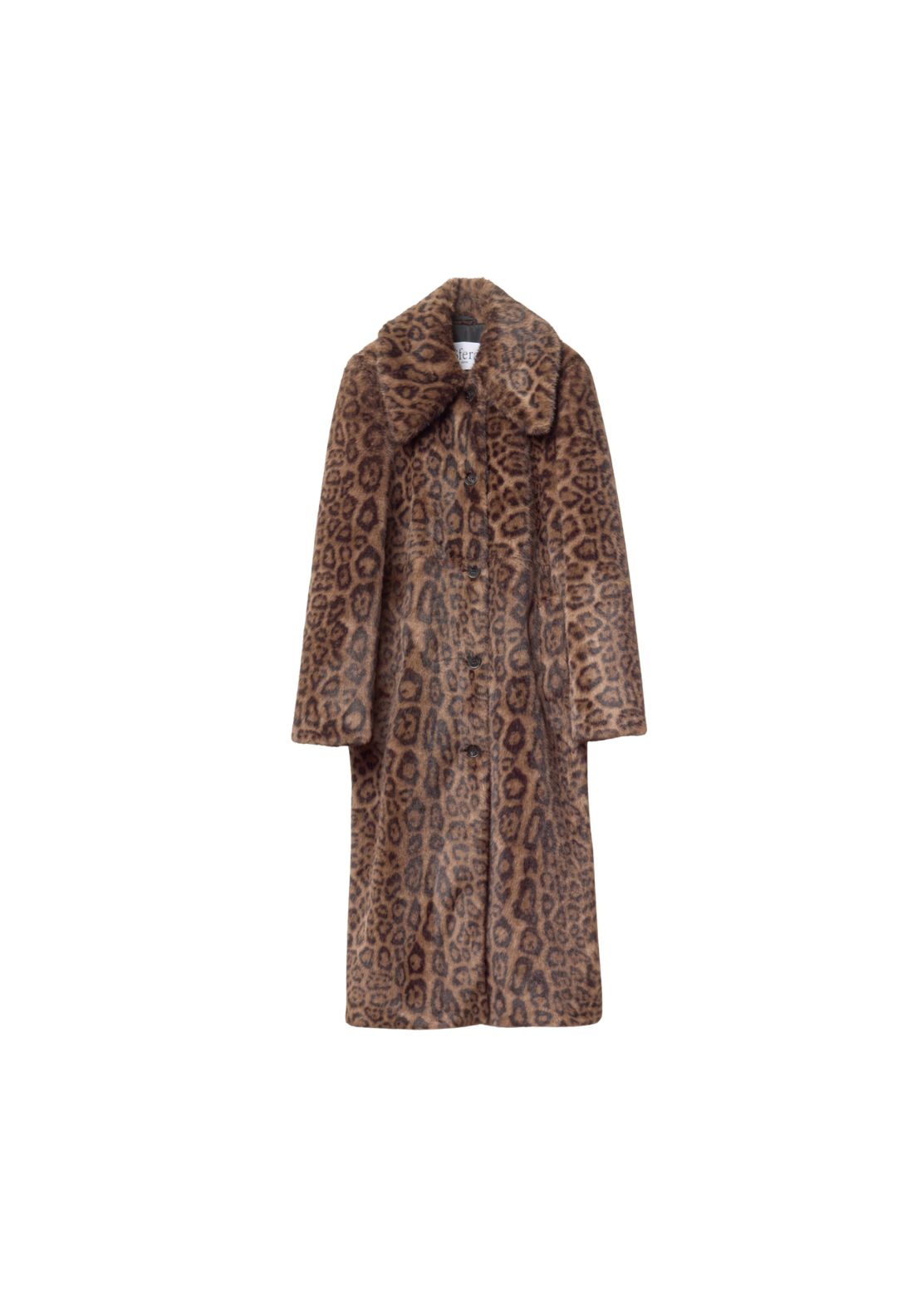 Leopard Print Coat - Brown
