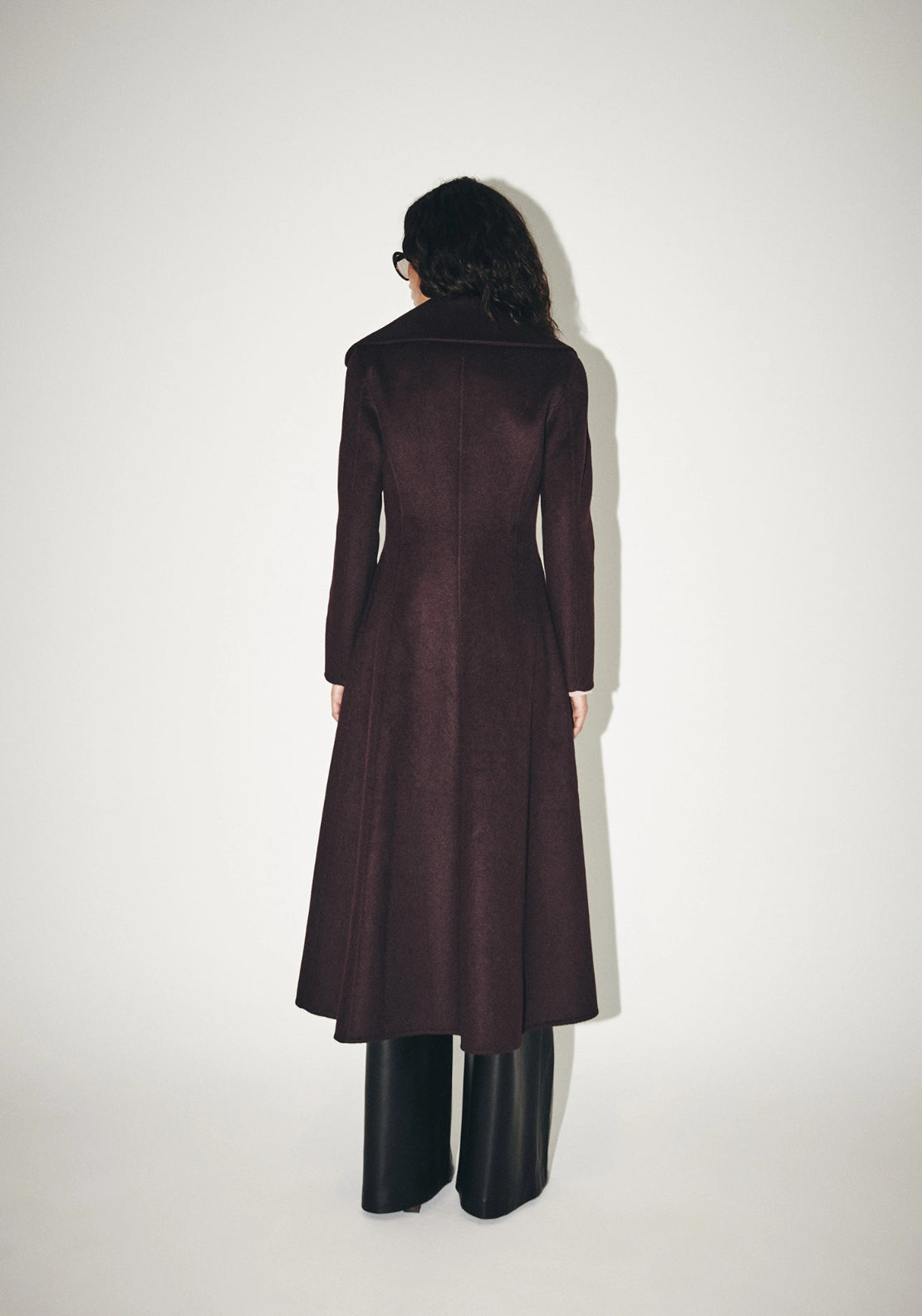 Long Fitted Coat - Red