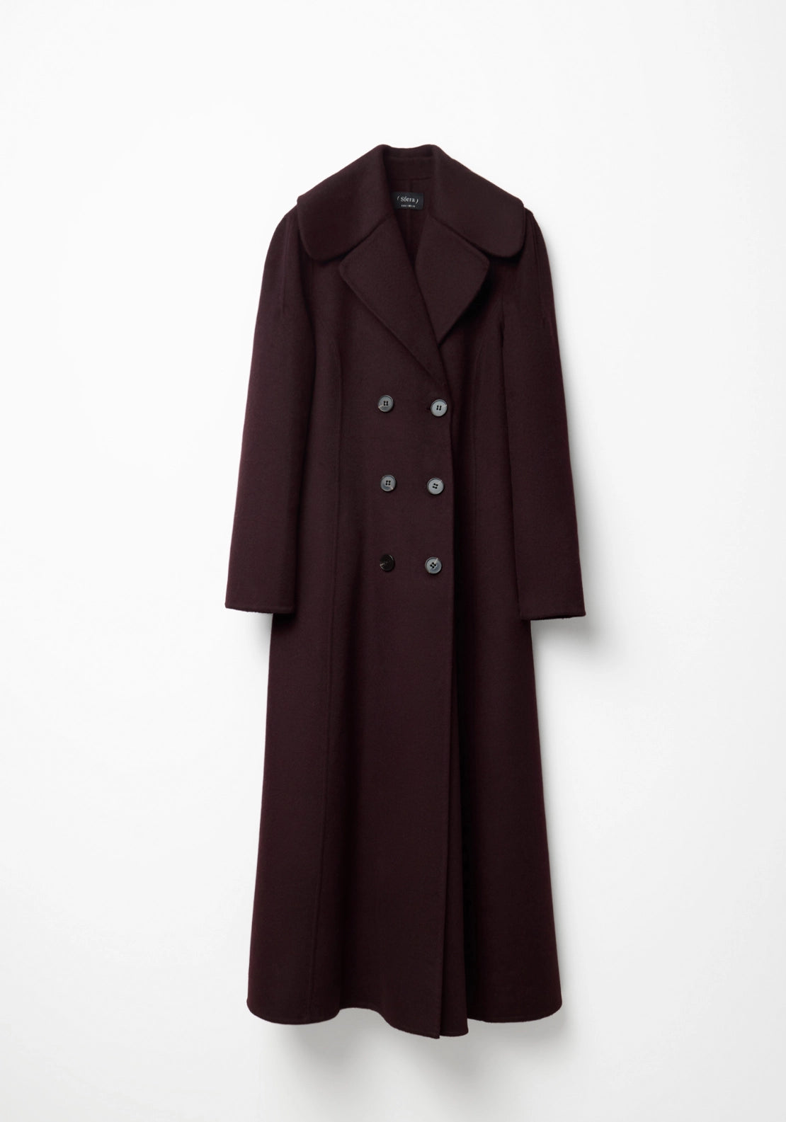 Long Fitted Coat - Red