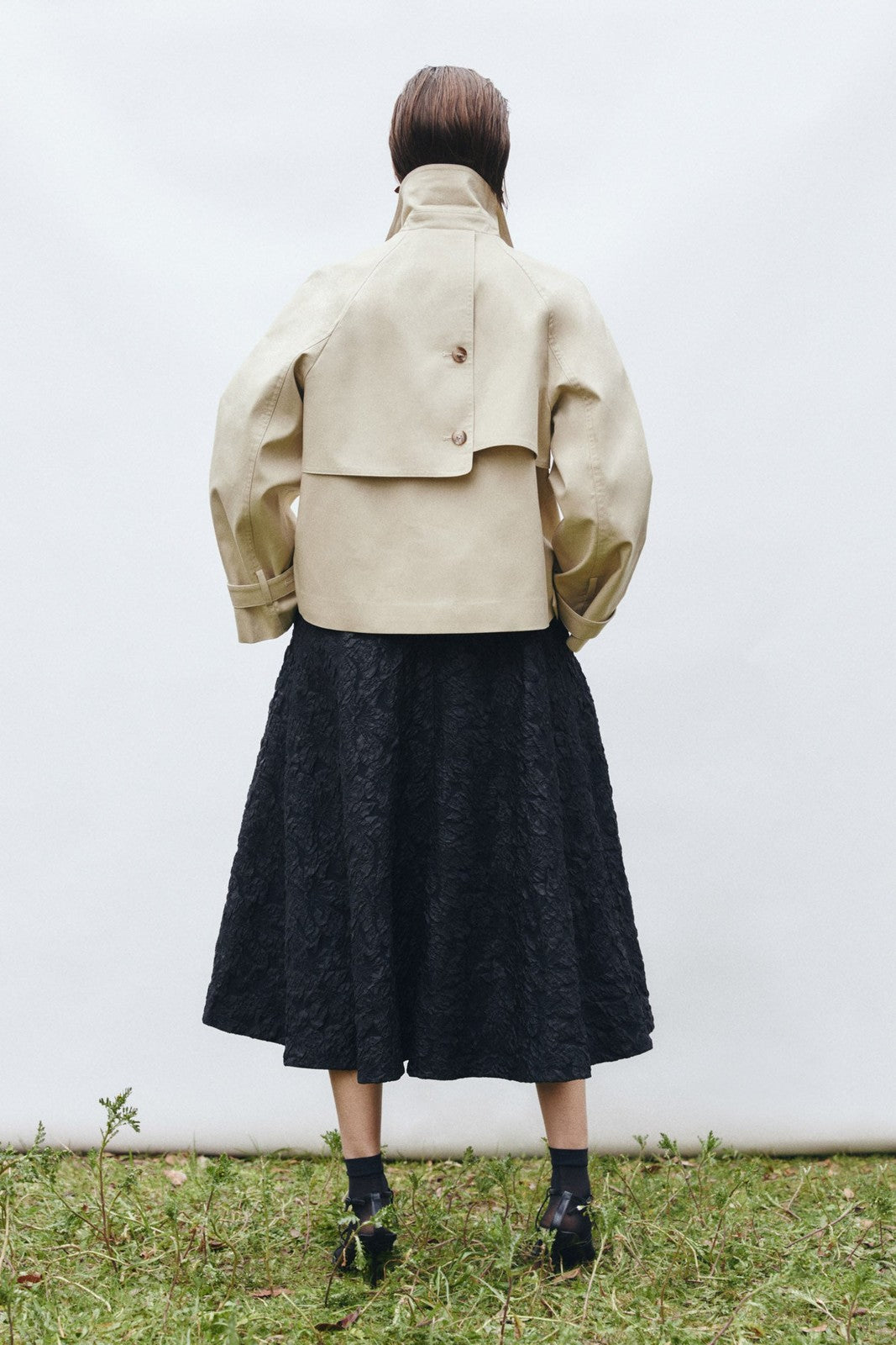 Sfera Short trench coat - Camel 1 Shaws Department Stores