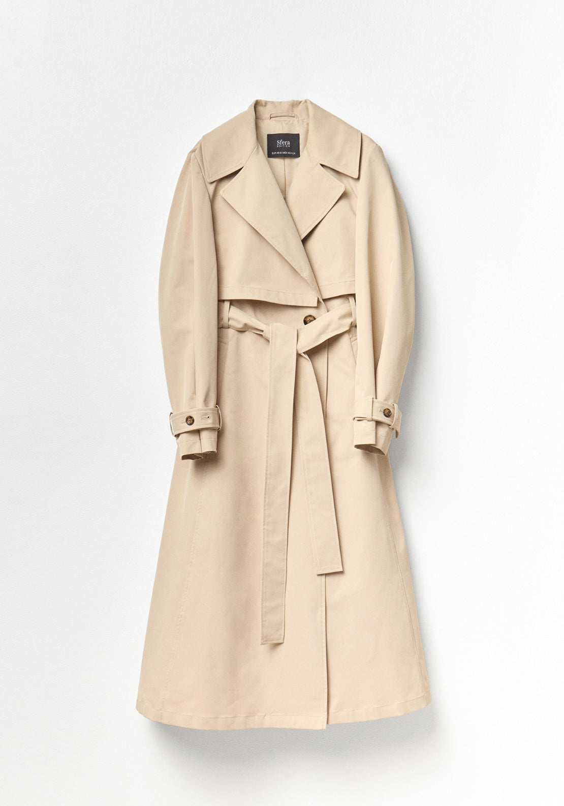 Belted Trench Coat - Brown