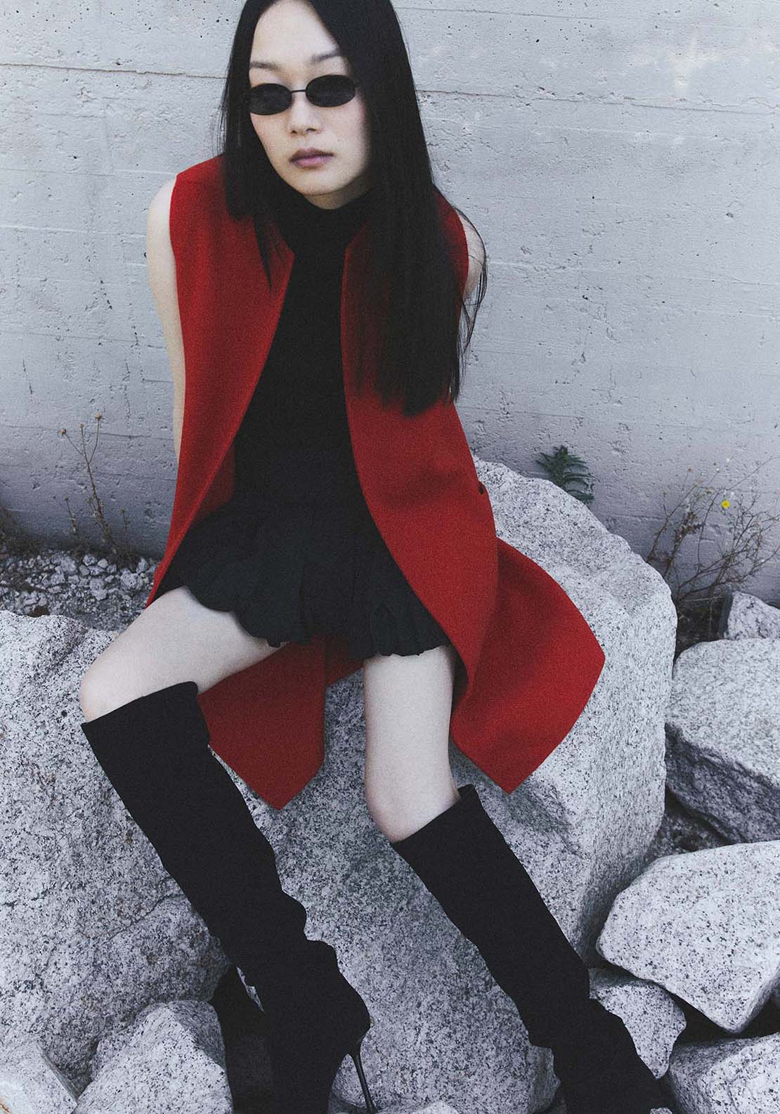 Sfera Handmade Vest - Red 4 Shaws Department Stores