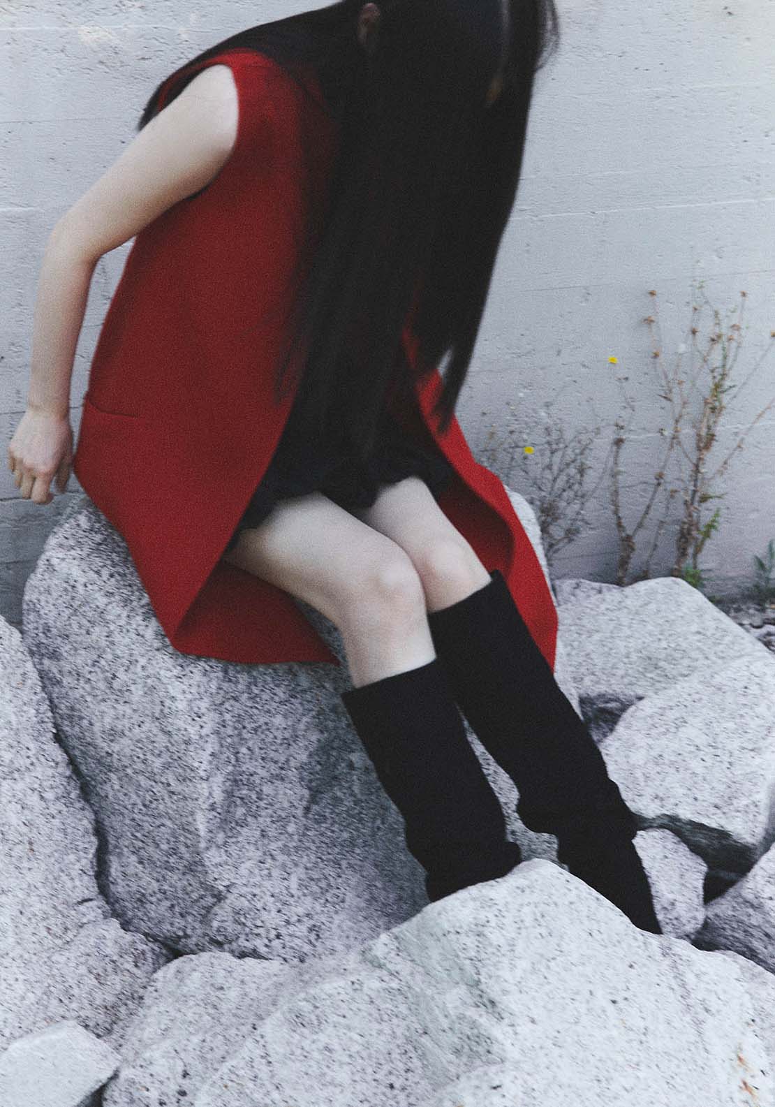 Sfera Handmade Vest - Red 2 Shaws Department Stores