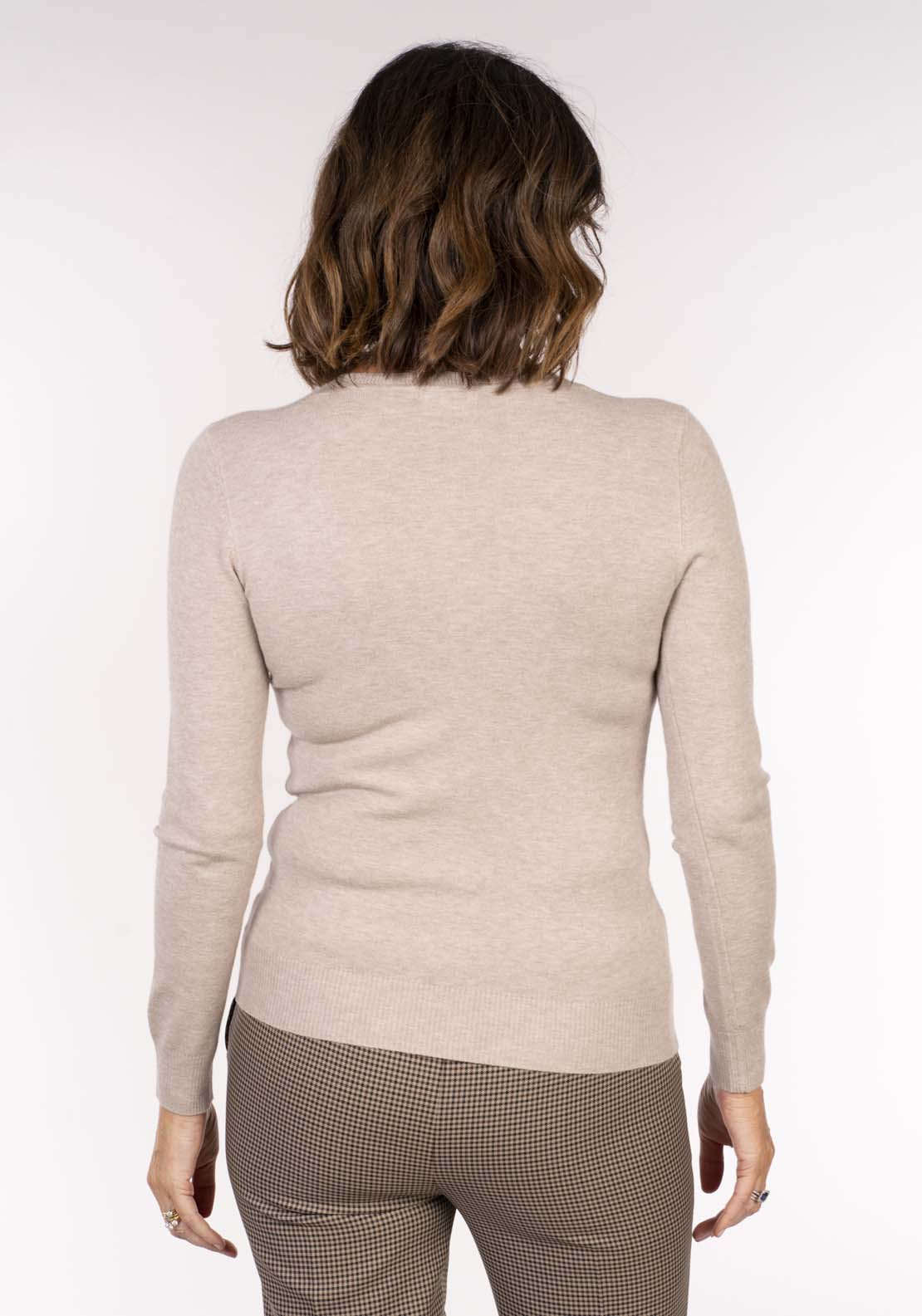 Tea Lane Basic Sweater - Fangal Melange 4 Shaws Department Stores