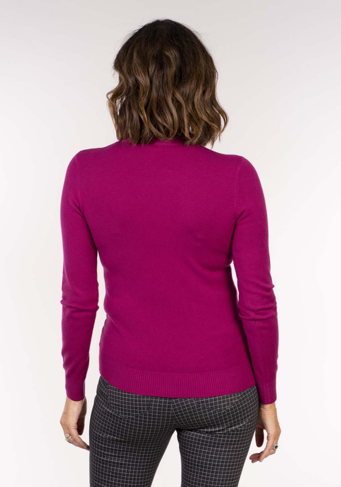 Tea Lane Perkins Neck Sweater - Red 6 Shaws Department Stores