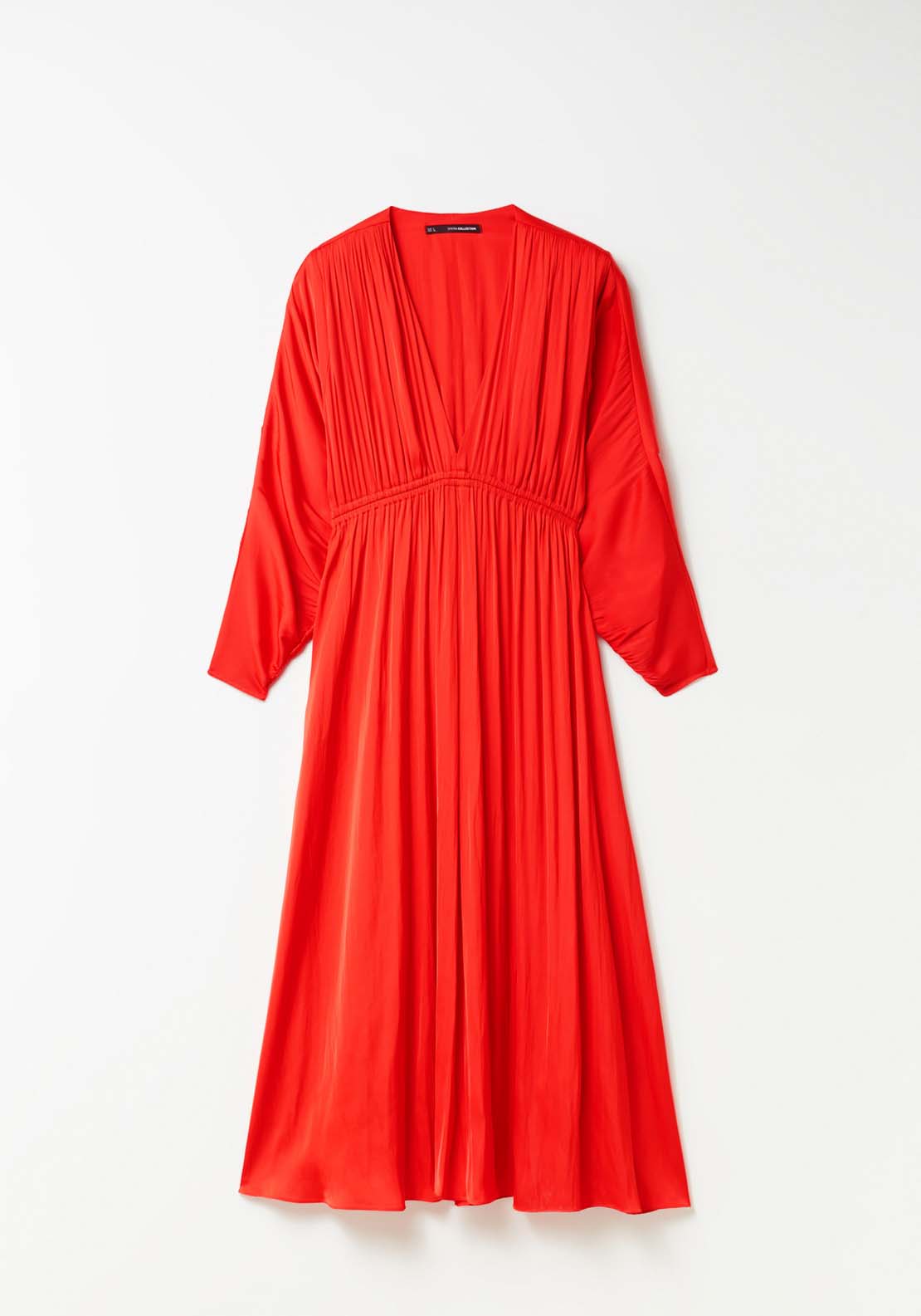 Sfera Midi dress with shoulder pads 6 Shaws Department Stores