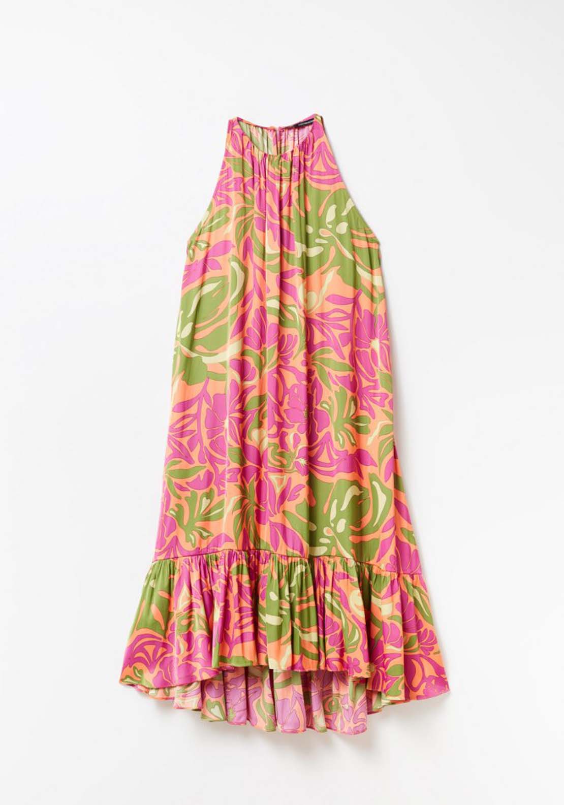 Sfera Printed halter-neck dress 6 Shaws Department Stores