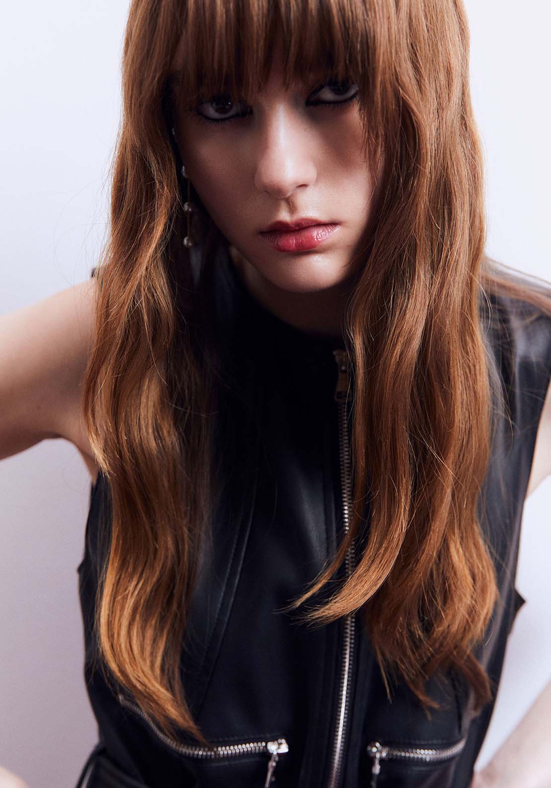 Sfera Faux leather midi dress - Black 7 Shaws Department Stores