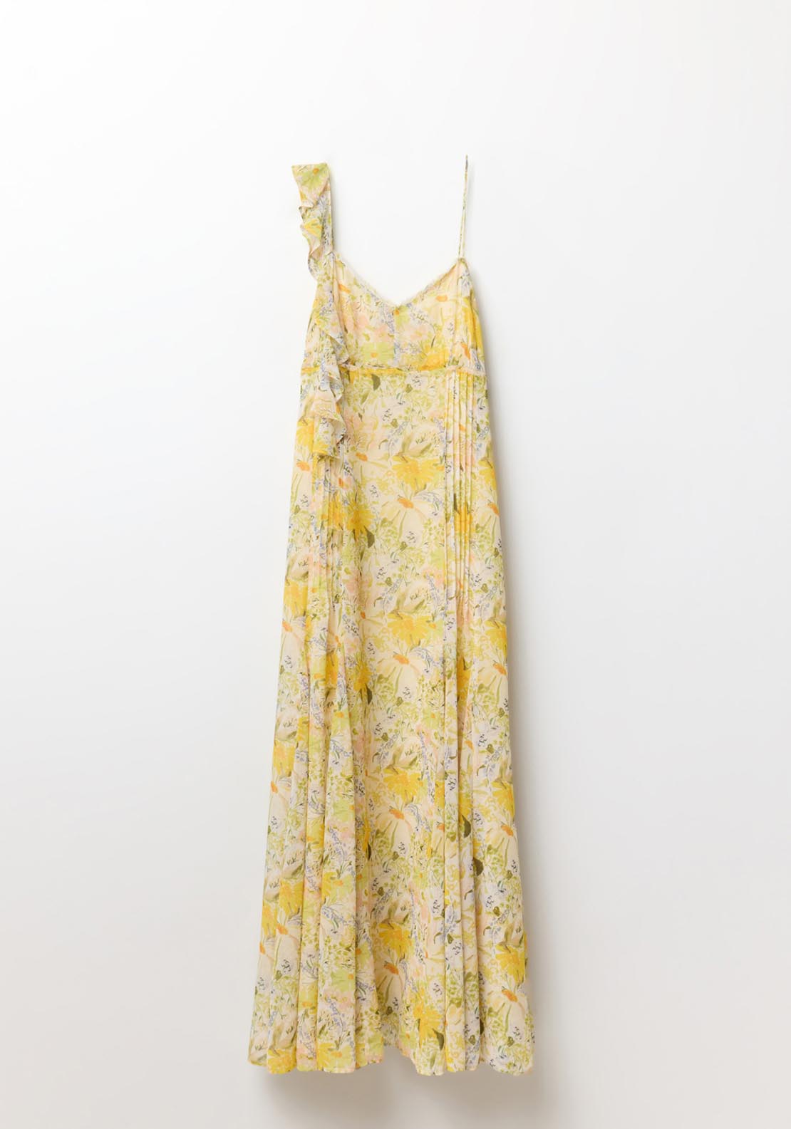 Sfera Long Printed Dress With Straps - Print Amari 5 Shaws Department Stores