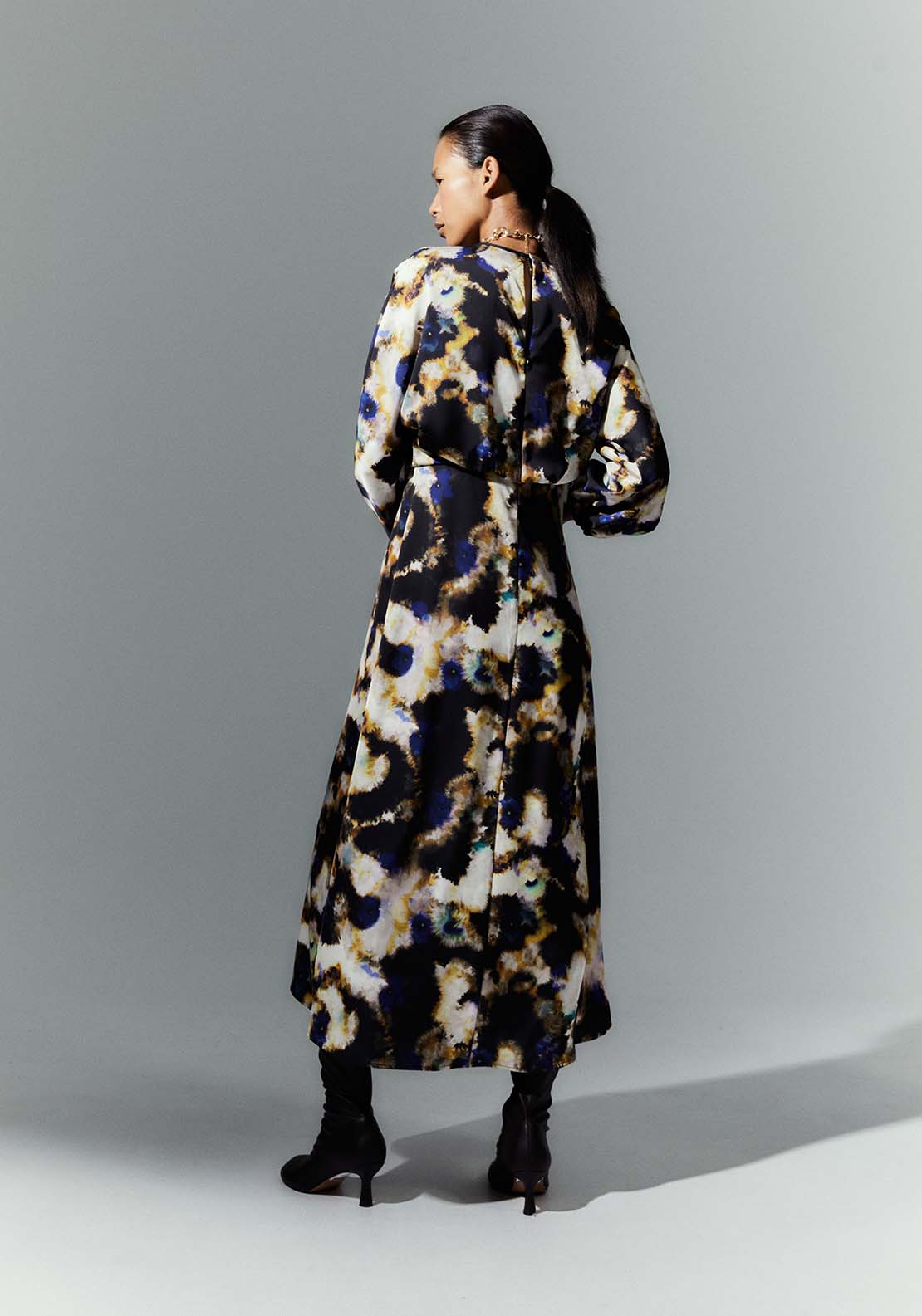 Long Sleeve Dress - Blue