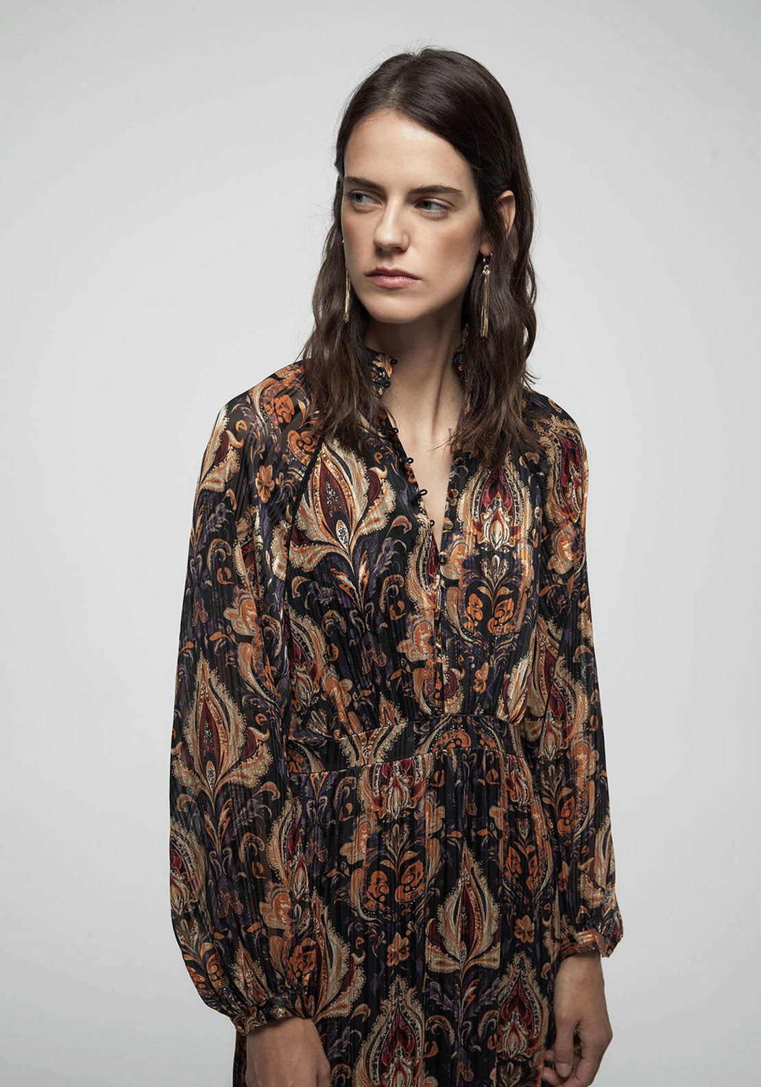 Paisley Dress - Black