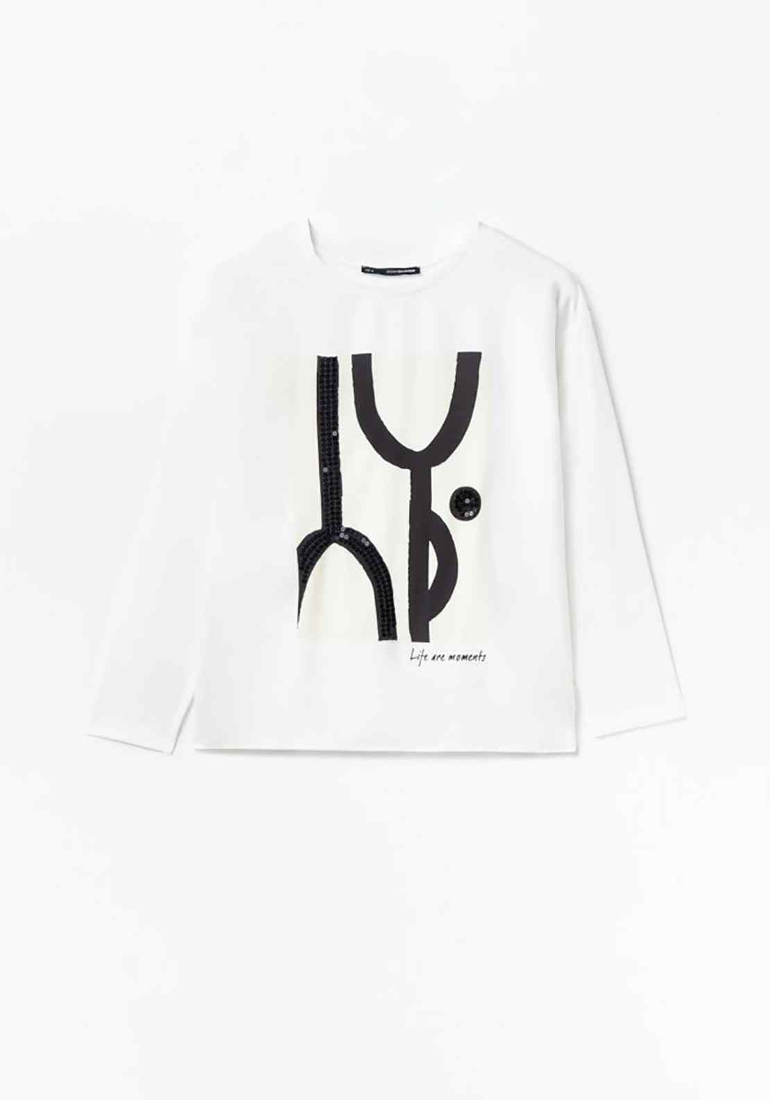 Sfera Graphic Figure T-Shirt - White 4 Shaws Department Stores