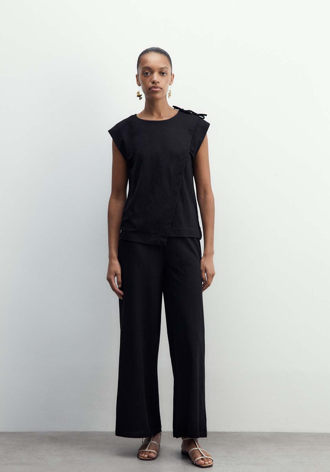 Sfera Asymmetrical Top - Black 5 Shaws Department Stores