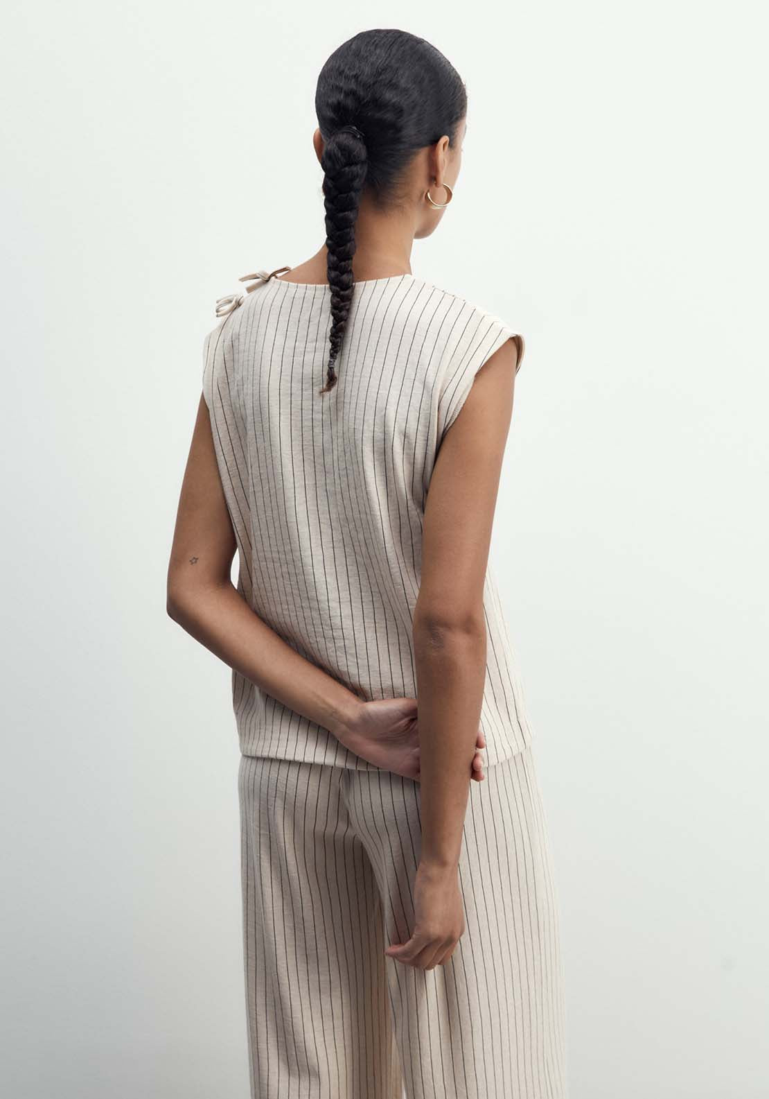 Sfera Asymmetrical Top - Beige 2 Shaws Department Stores