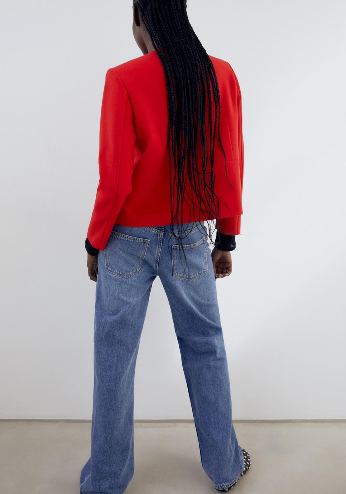 Sfera Buttons soft-touch jacket - Red 2 Shaws Department Stores