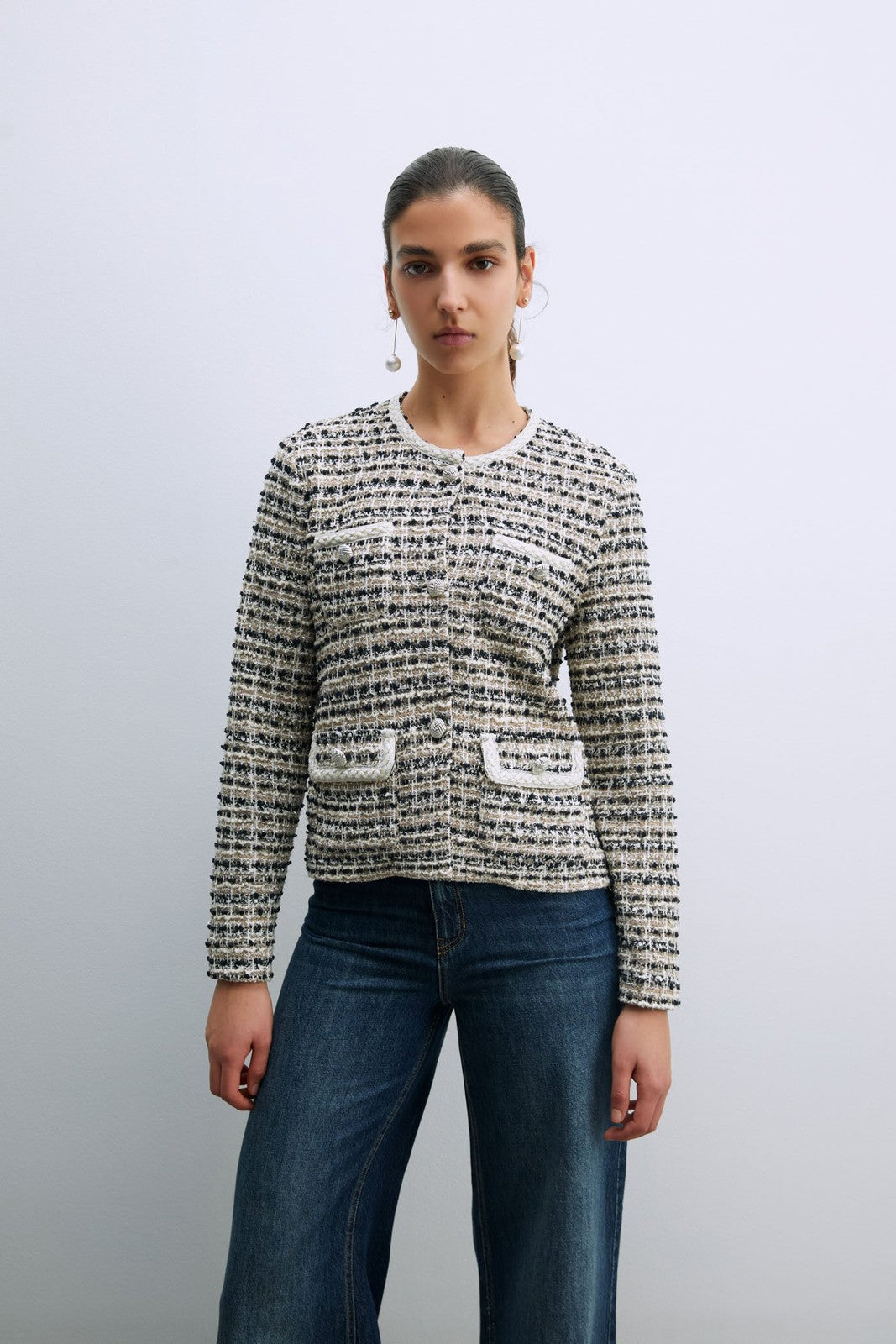 Sfera Buttons jacket - Multicolour 1 Shaws Department Stores