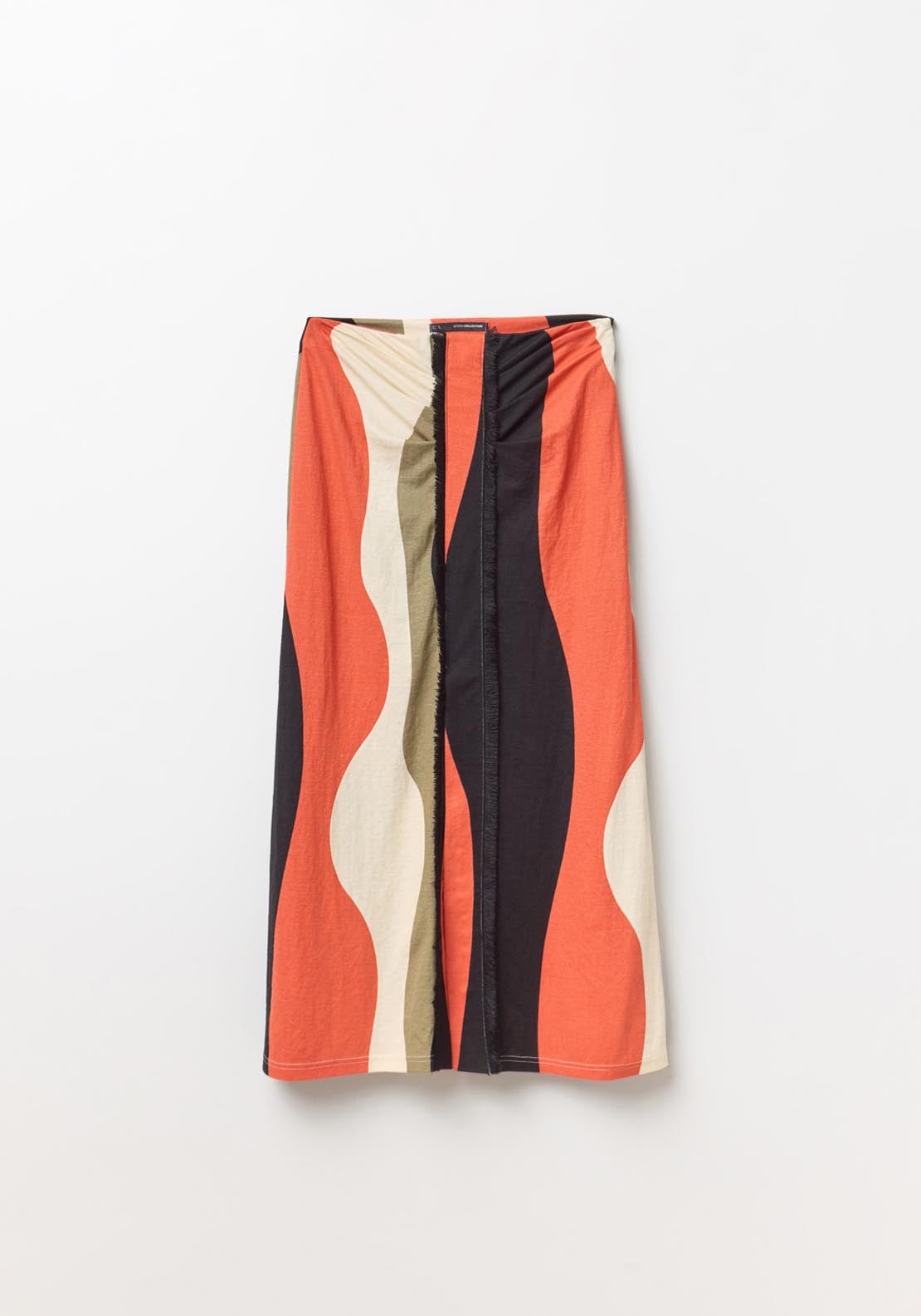 Sfera Printed Midi Skirt - Print Red 1 Shaws Department Stores