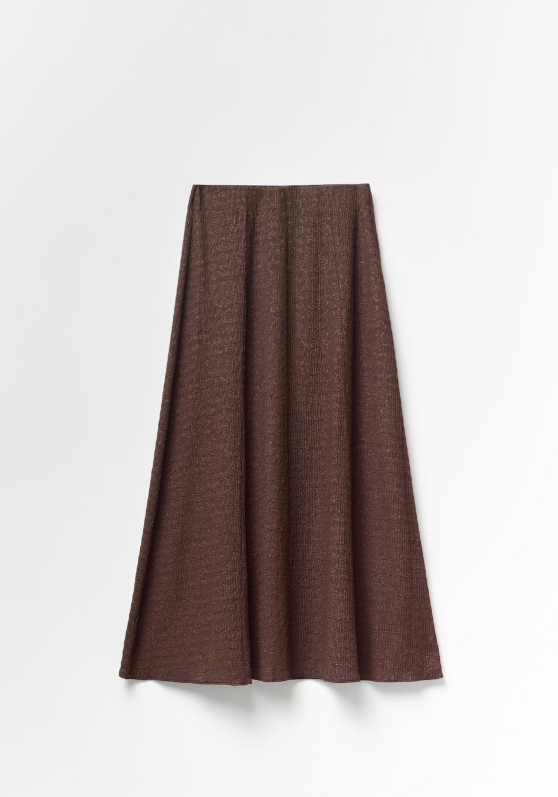 Structured Skirt - Brown