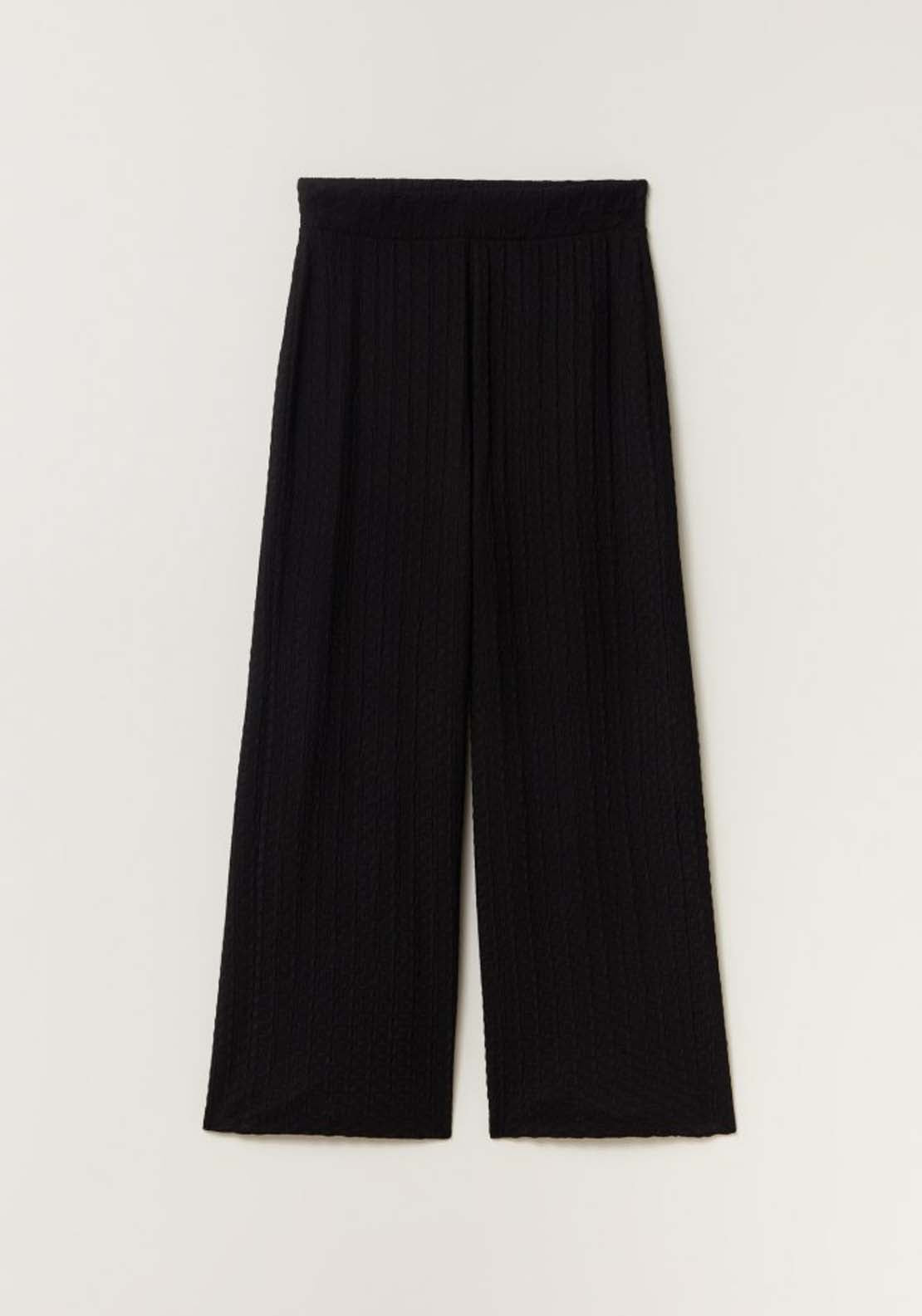 Sfera Zig-zag structured trousers - Black 5 Shaws Department Stores