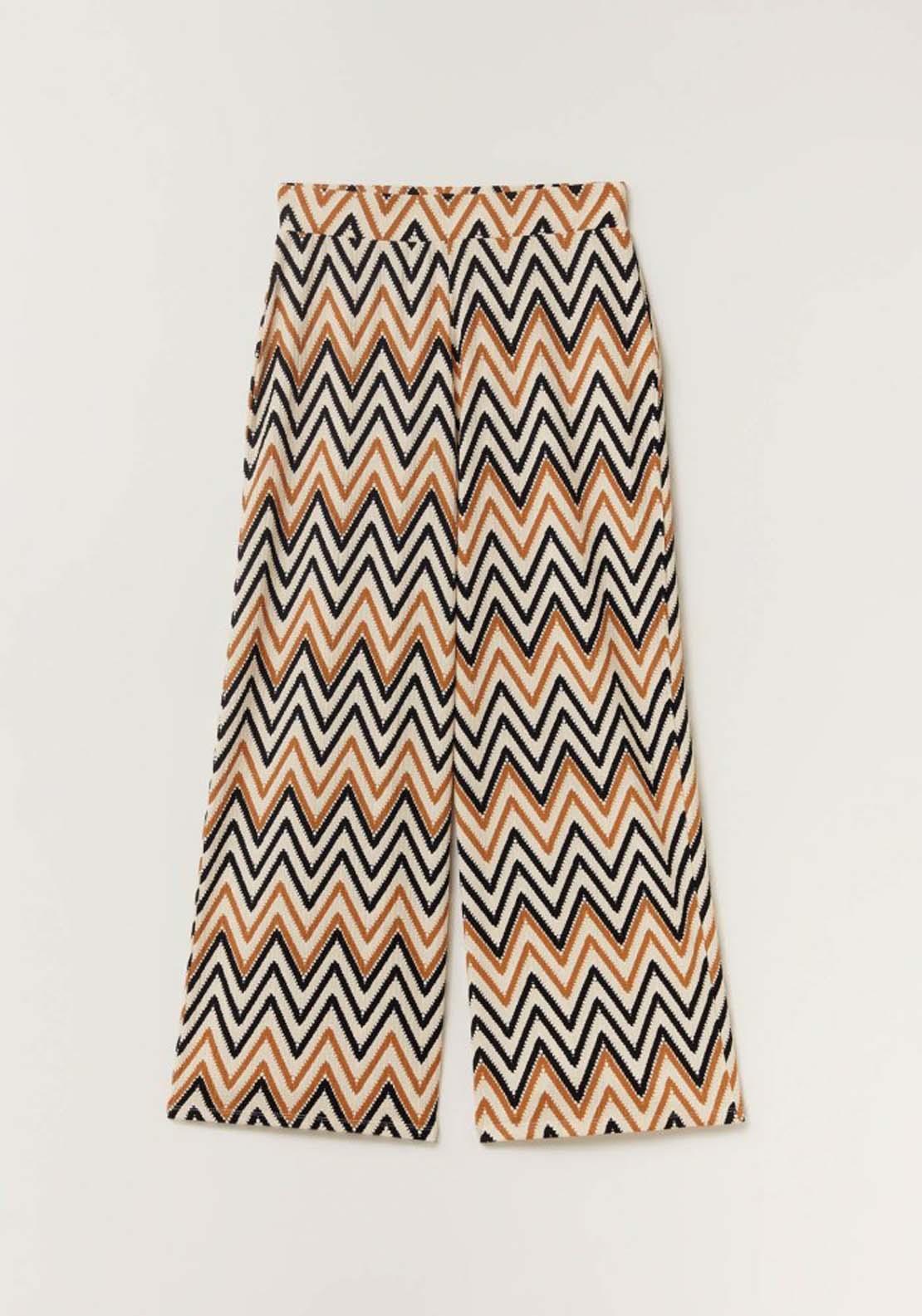 Sfera Zig-zag structured trousers - Yellow 5 Shaws Department Stores