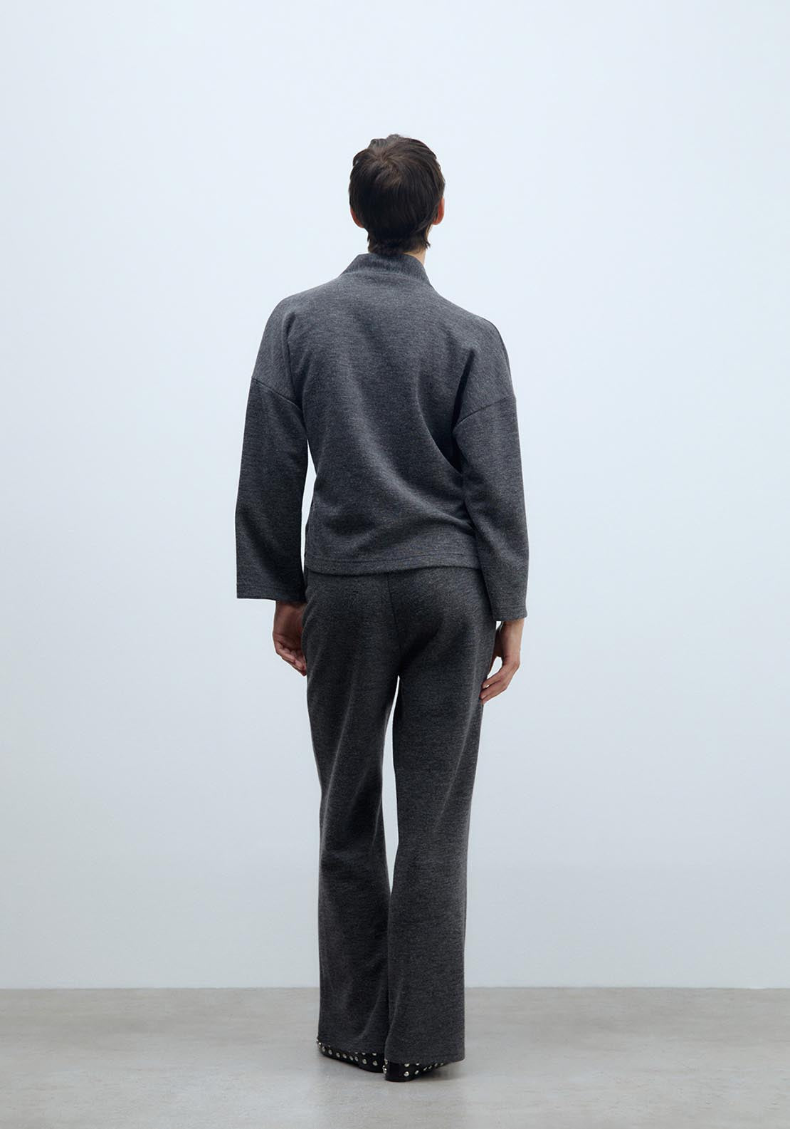Sfera Soft-touch trousers - Grey Acid 3 Shaws Department Stores