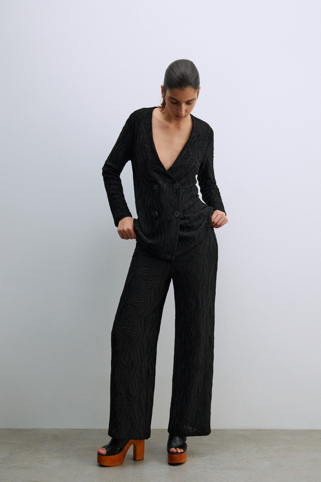 Sfera Structured trousers - Black 1 Shaws Department Stores