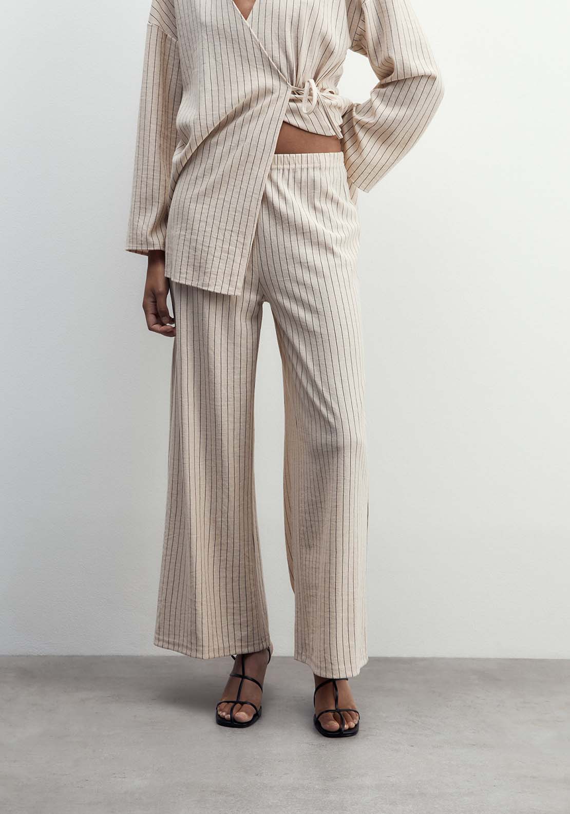Sfera Basic Trousers - Beige 1 Shaws Department Stores