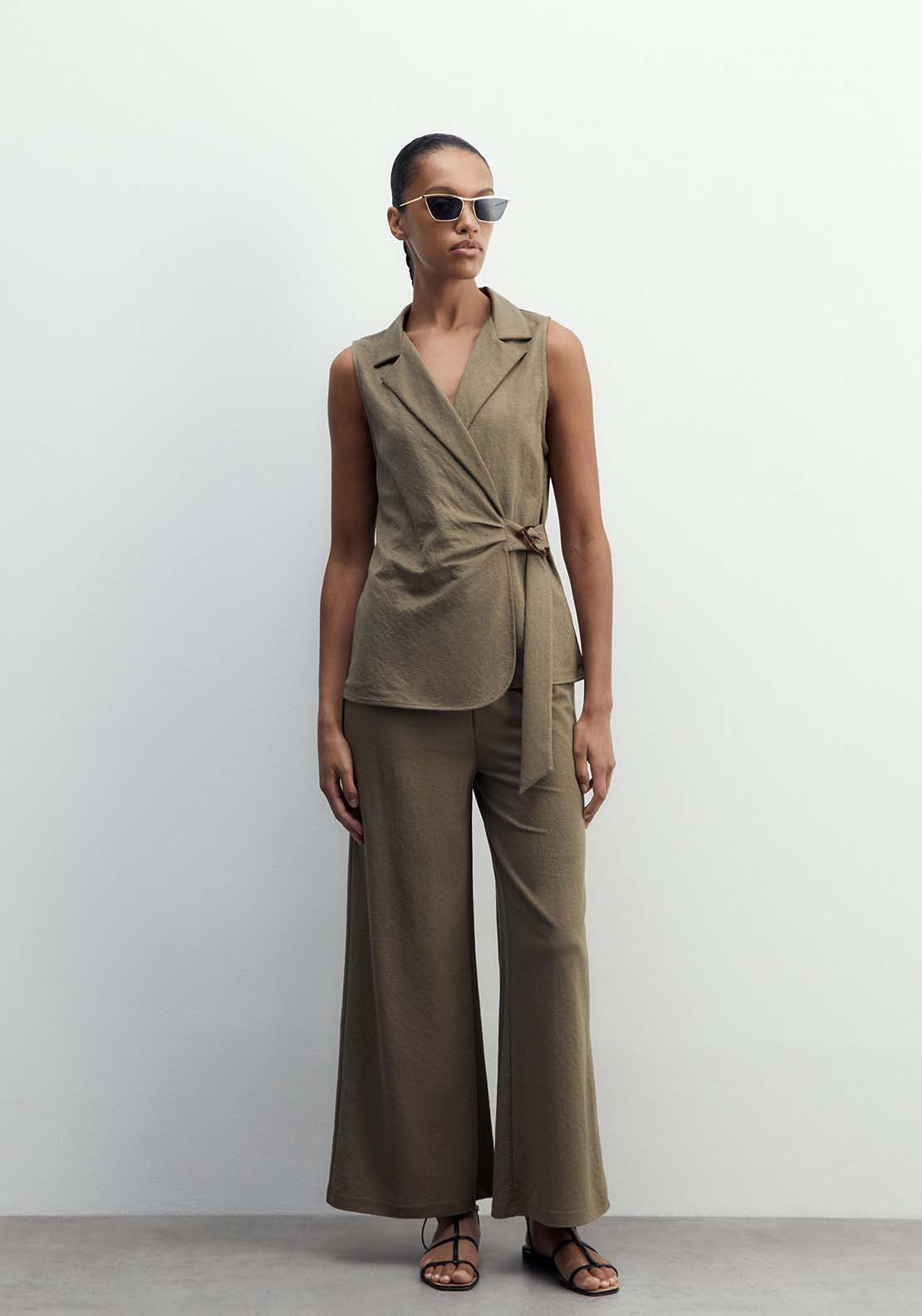 Sfera Basic Trousers - Khaki 4 Shaws Department Stores