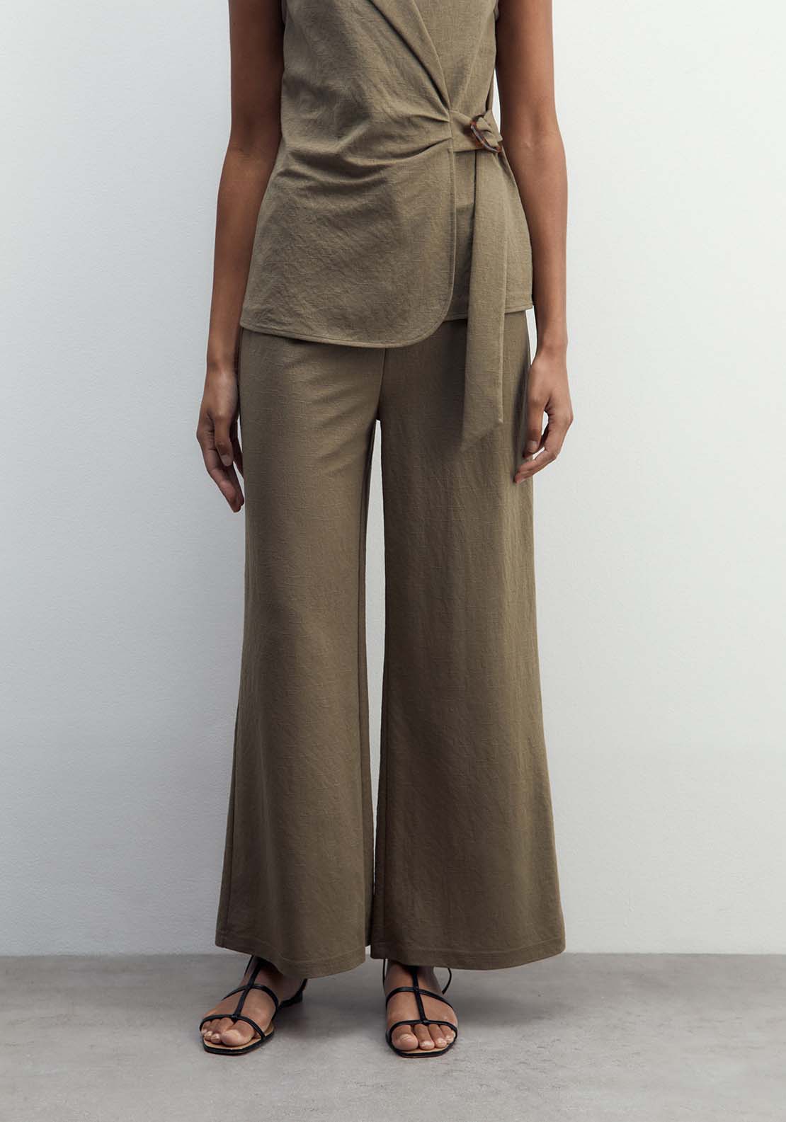 Sfera Basic Trousers - Khaki 1 Shaws Department Stores