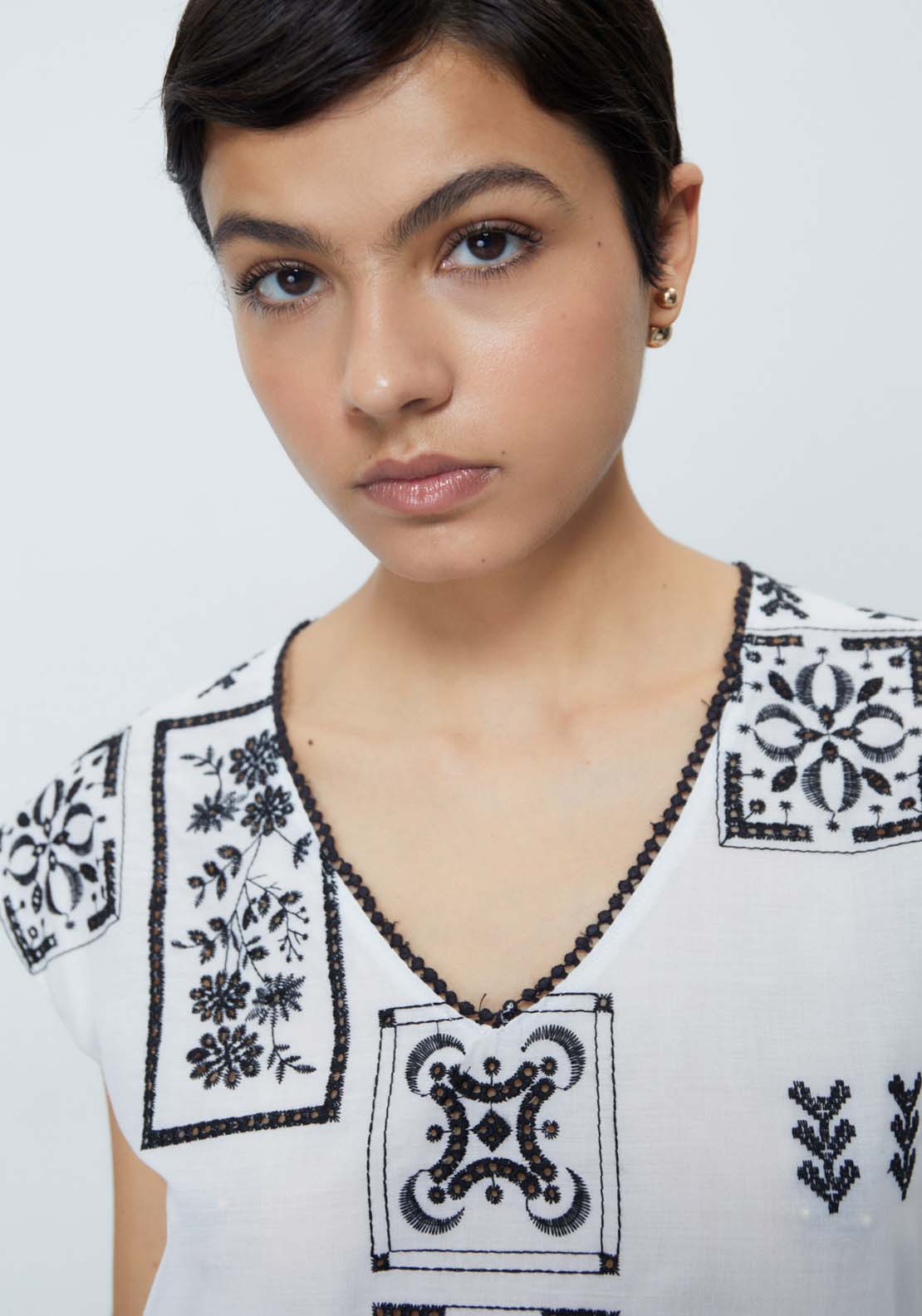 Sfera Embroidered Dress 5 Shaws Department Stores