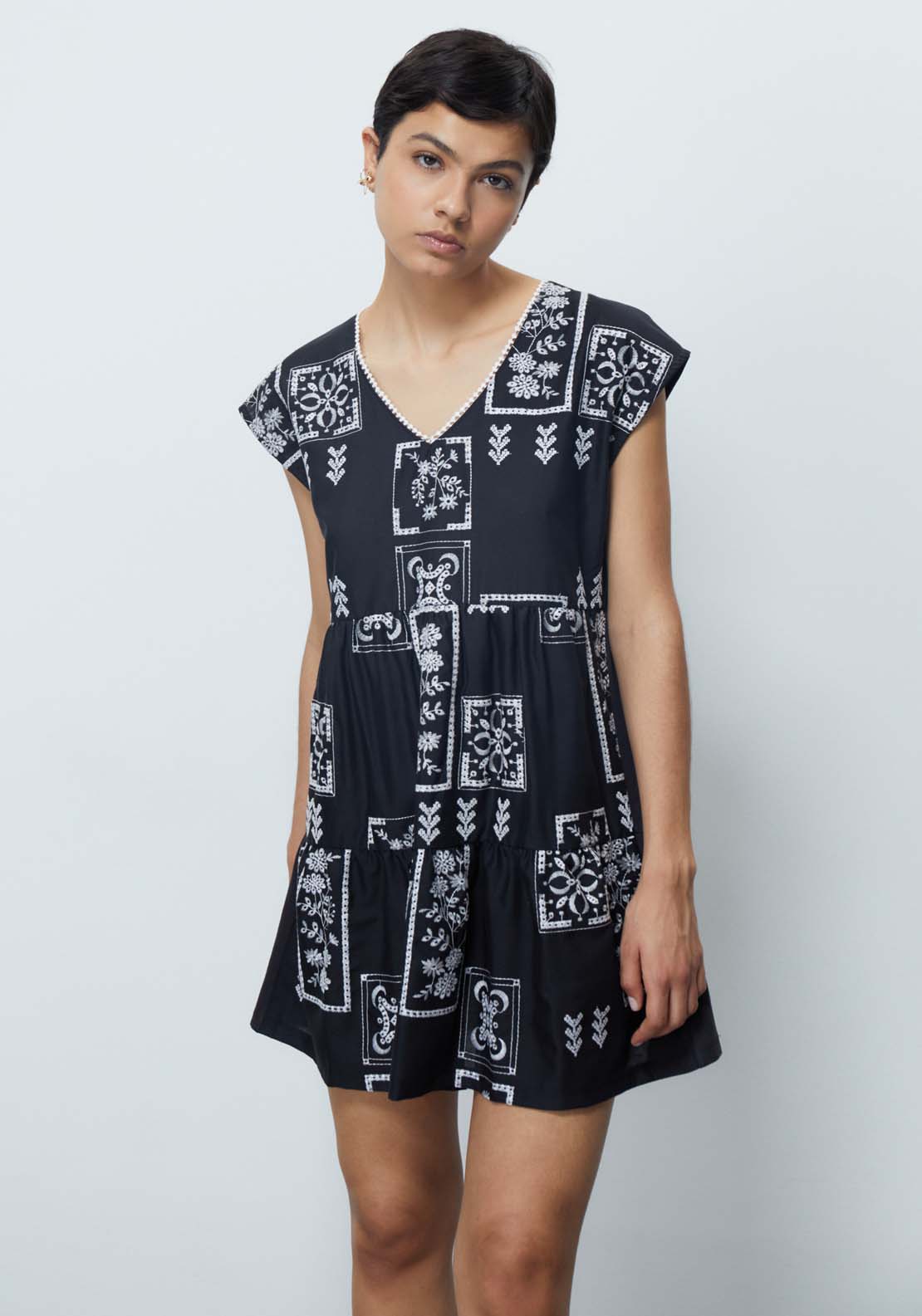 Sfera Embroidered Dress 1 Shaws Department Stores