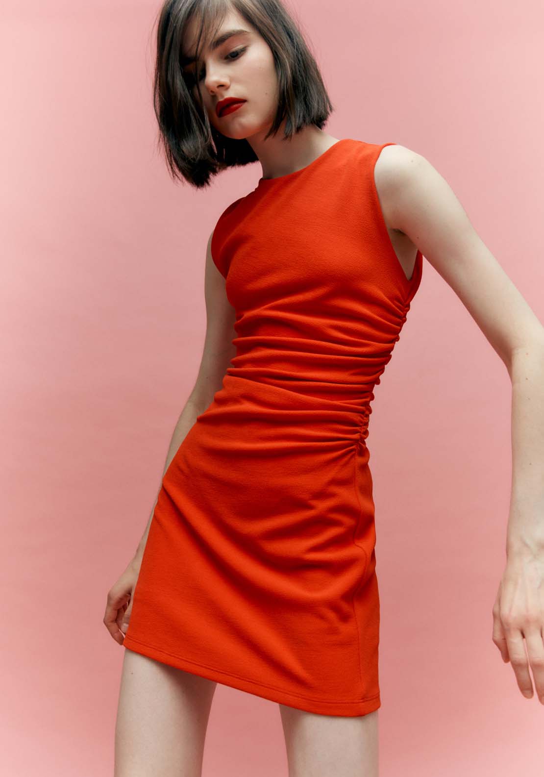 Sfera Short dress - Red 7 Shaws Department Stores