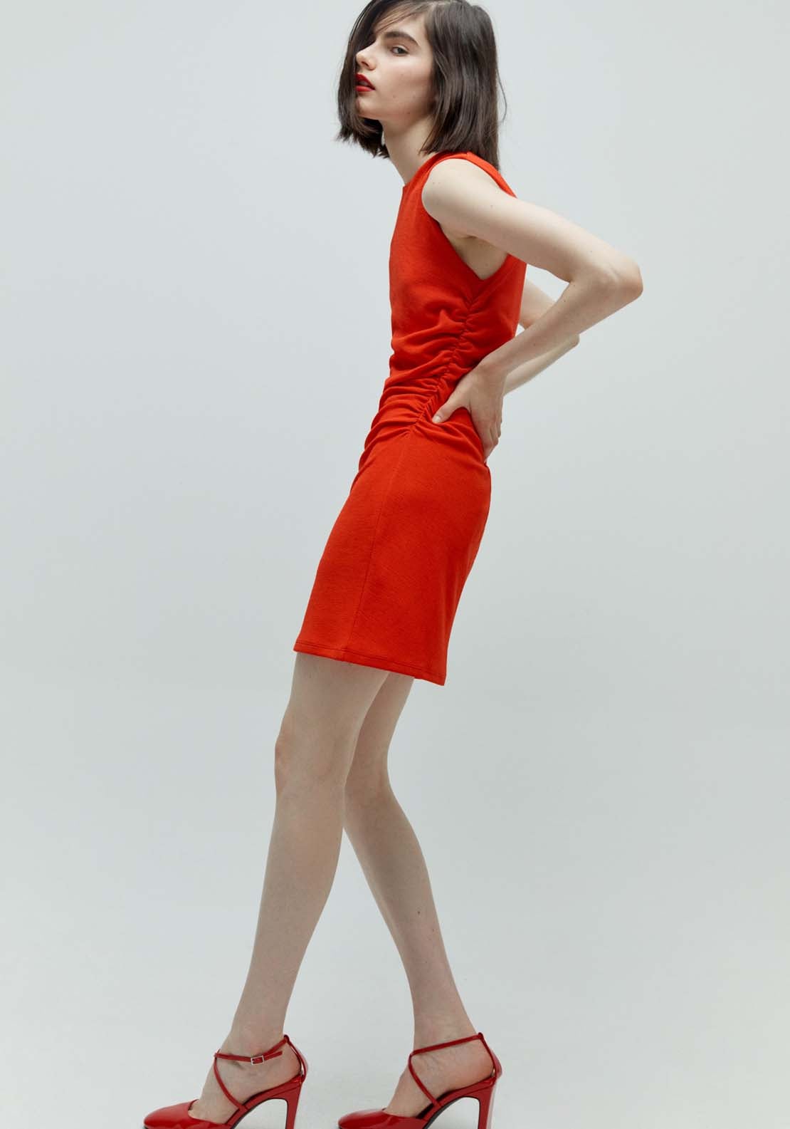 Sfera Short dress - Red 3 Shaws Department Stores