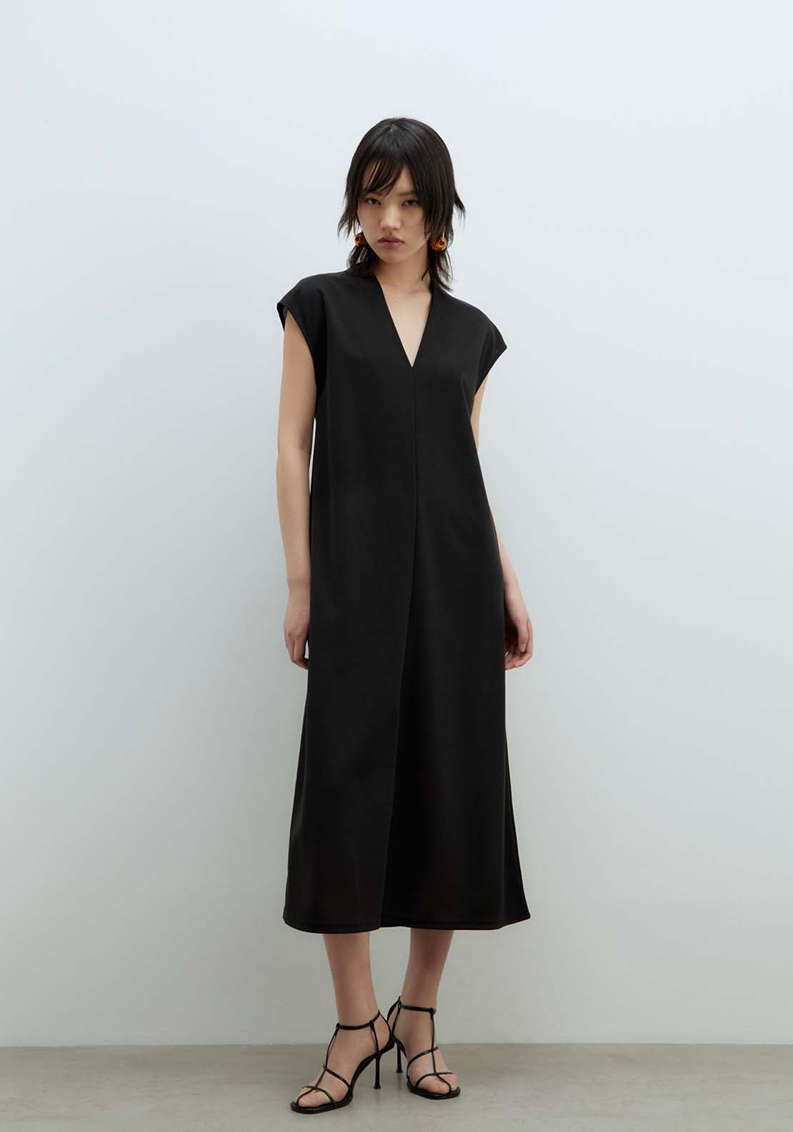 Sfera Basic Dress - Black 5 Shaws Department Stores
