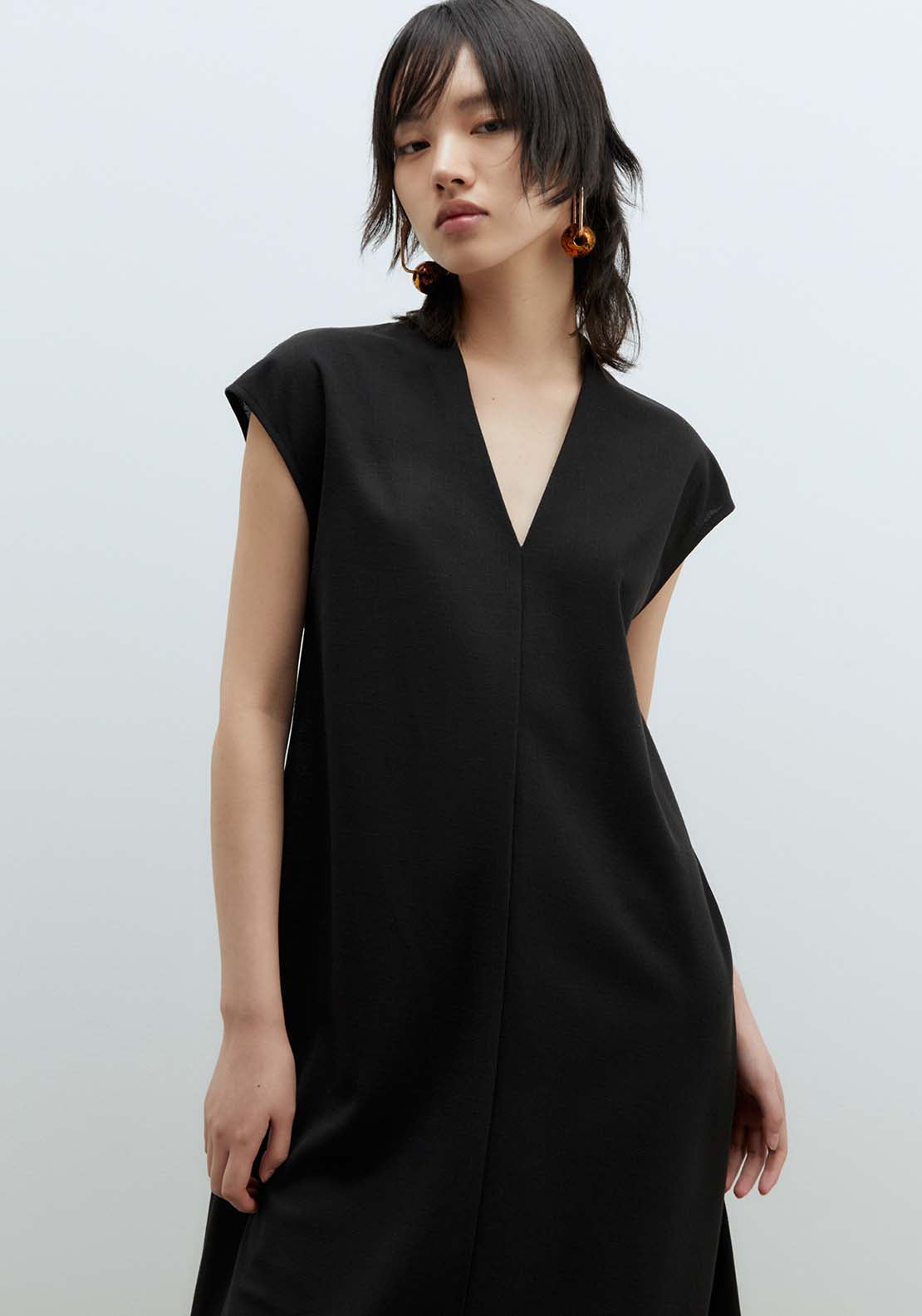 Sfera Basic Dress - Black 1 Shaws Department Stores