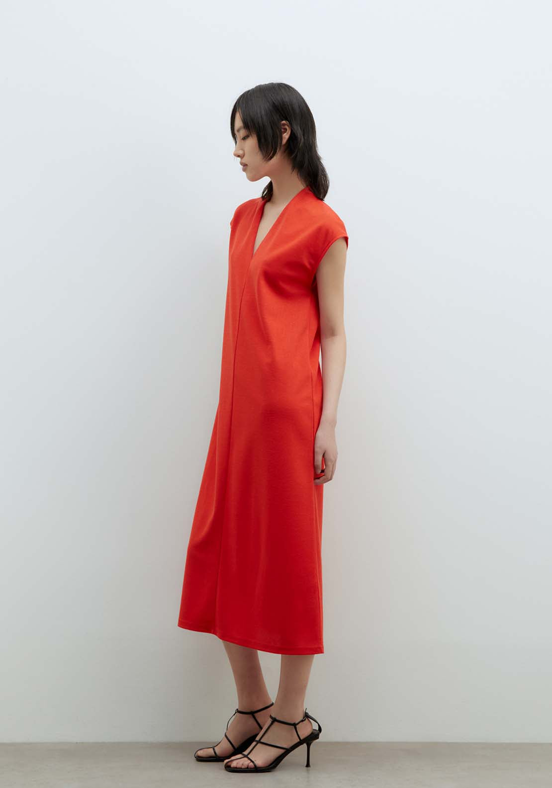 Sfera Basic dress - Red 3 Shaws Department Stores