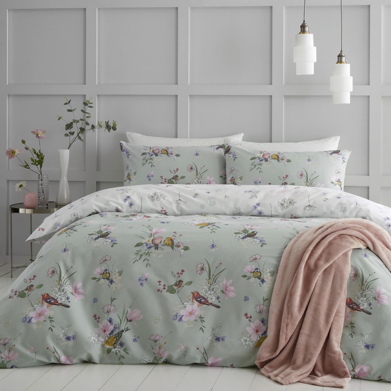 Catherine Lansfield Songbird Duvet Cover Set 3 Shaws Department Stores